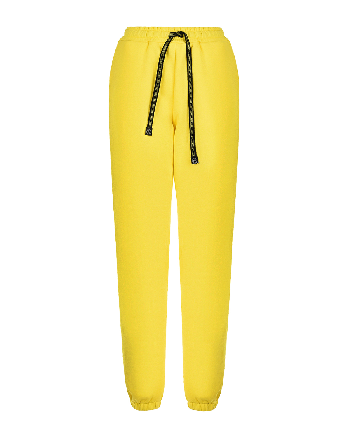 Желтые трикотажные брюки Dan Maralex, размер 42, цвет желтый - фото 1