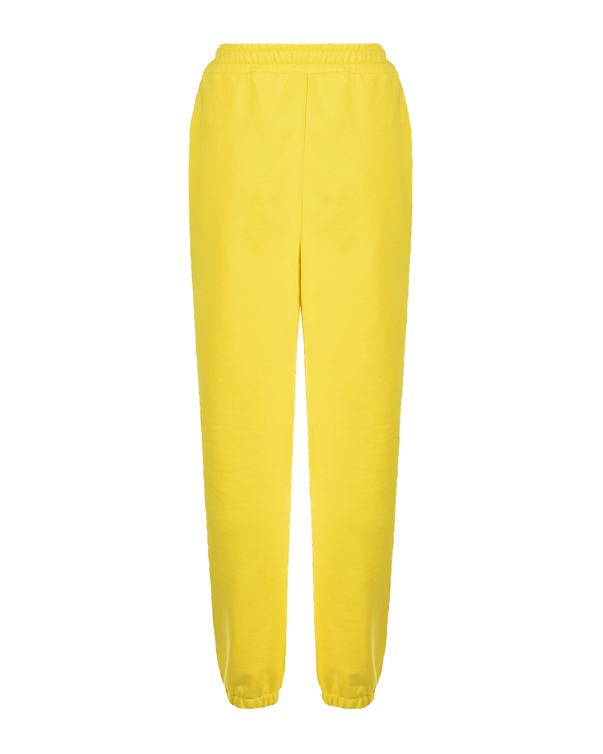 Желтые трикотажные брюки Dan Maralex, размер 42, цвет желтый - фото 5
