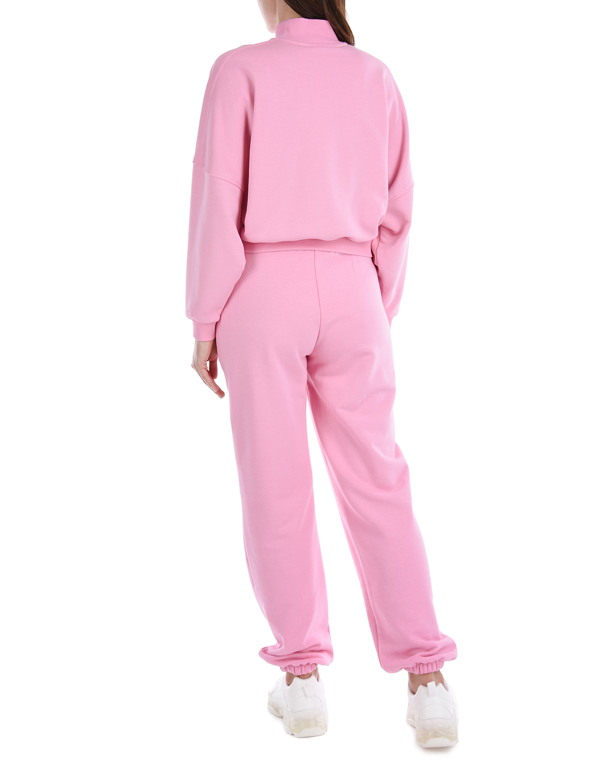 Розовые трикотажные брюки Dan Maralex, размер 42, цвет розовый - фото 5