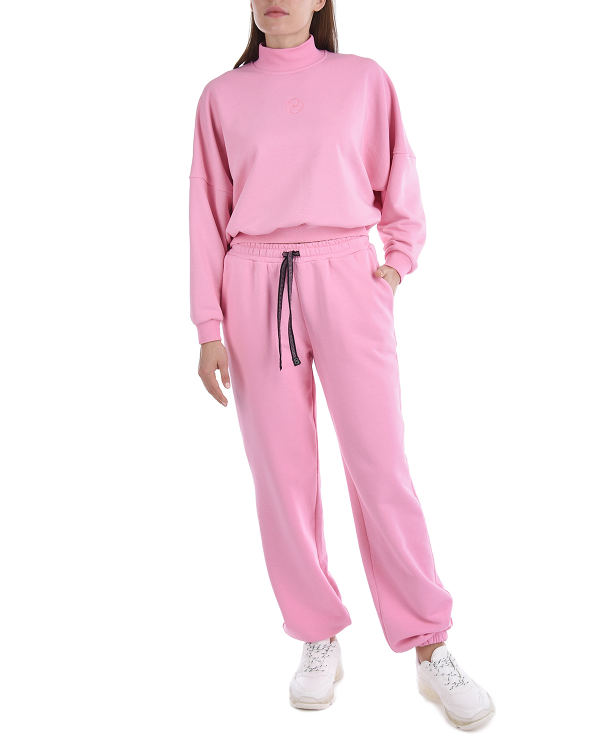 Розовые трикотажные брюки Dan Maralex, размер 42, цвет розовый - фото 6