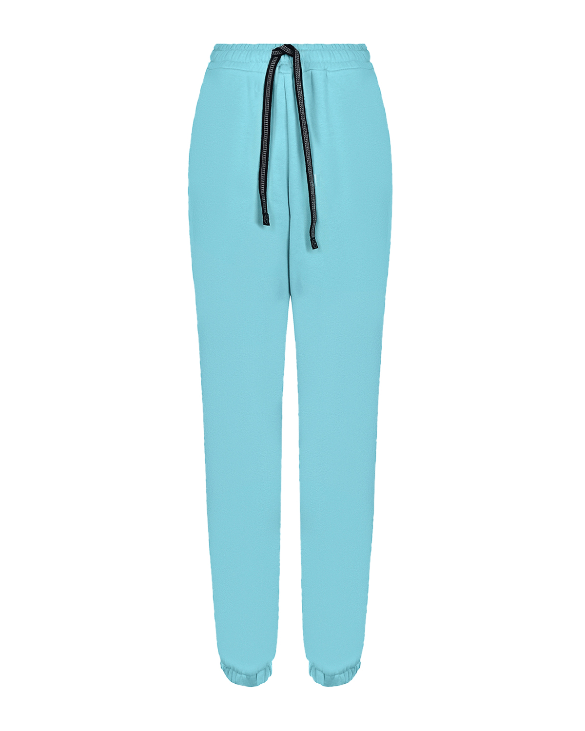 Бирюзовые трикотажные брюки Dan Maralex, размер 42, цвет нет цвета - фото 1