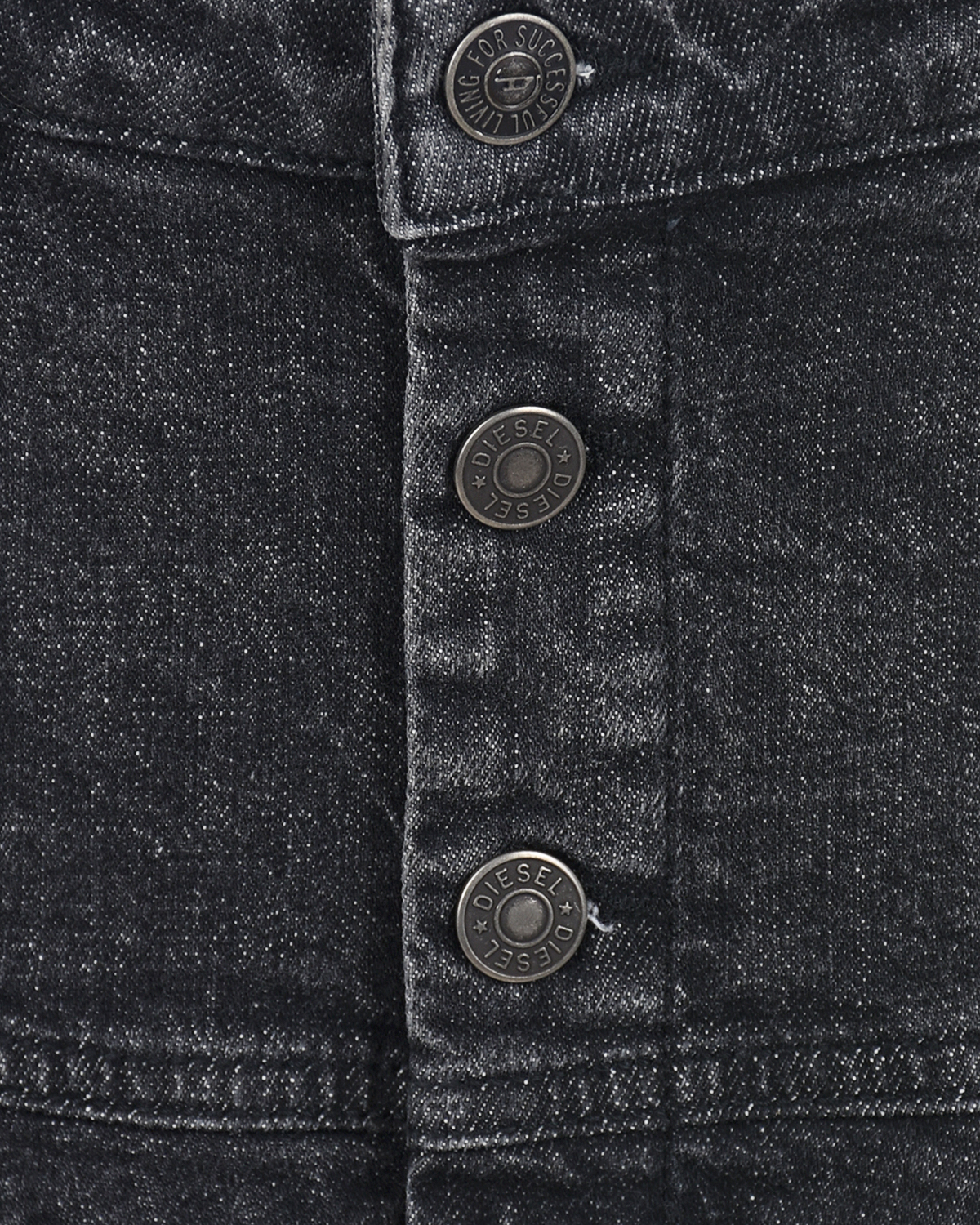 Темно-серая джинсовая юбка Diesel детское, размер 116, цвет серый - фото 4