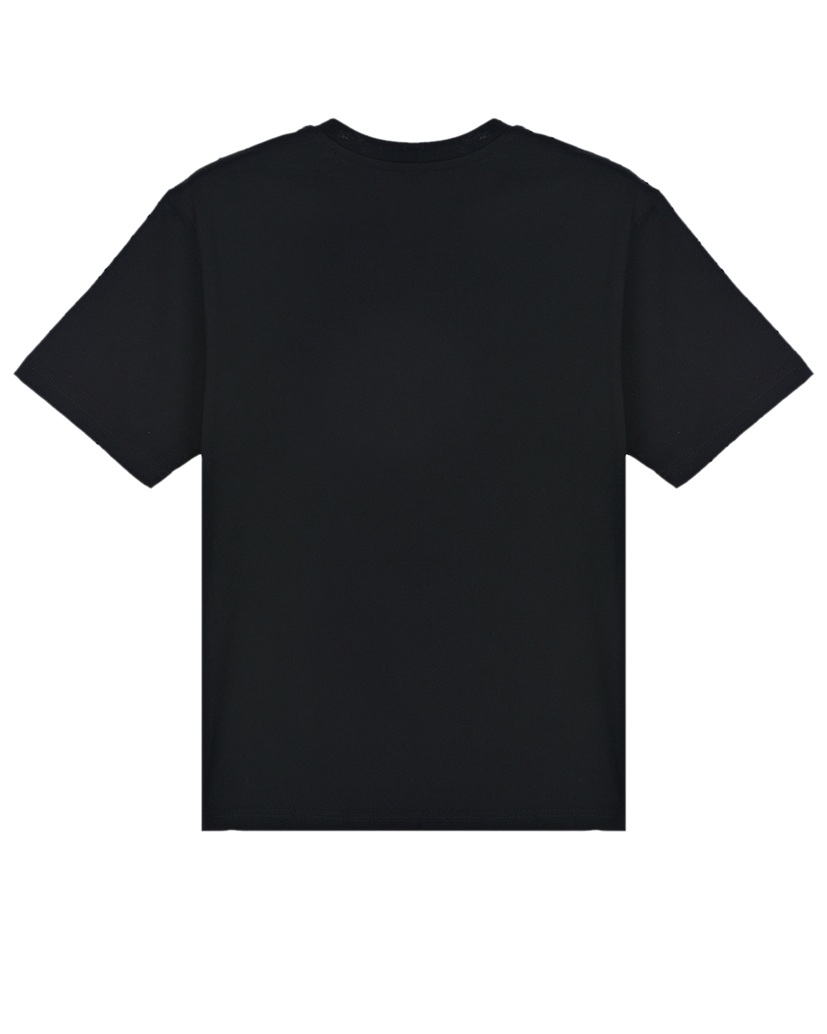 Черная футболка с салатовым принтом Diesel детская, размер 140, цвет черный - фото 3