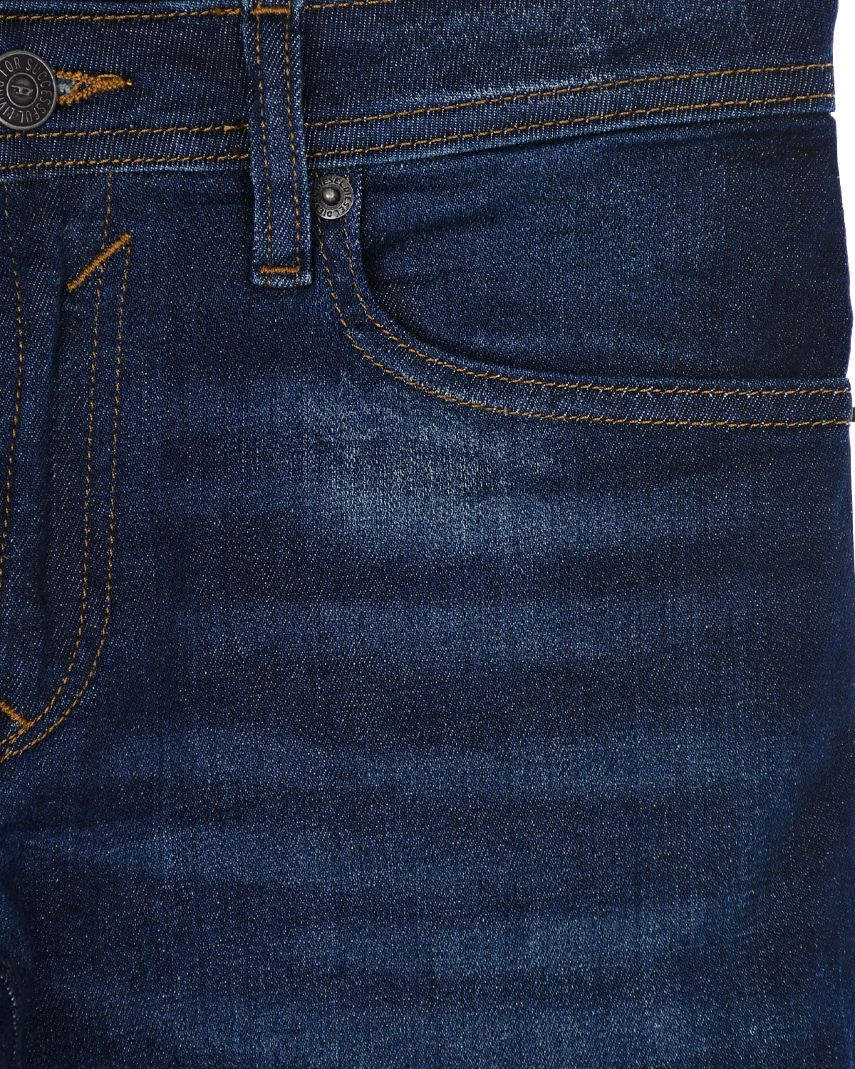 Синие выбеленные джинсы Diesel детские, размер 116, цвет синий - фото 3