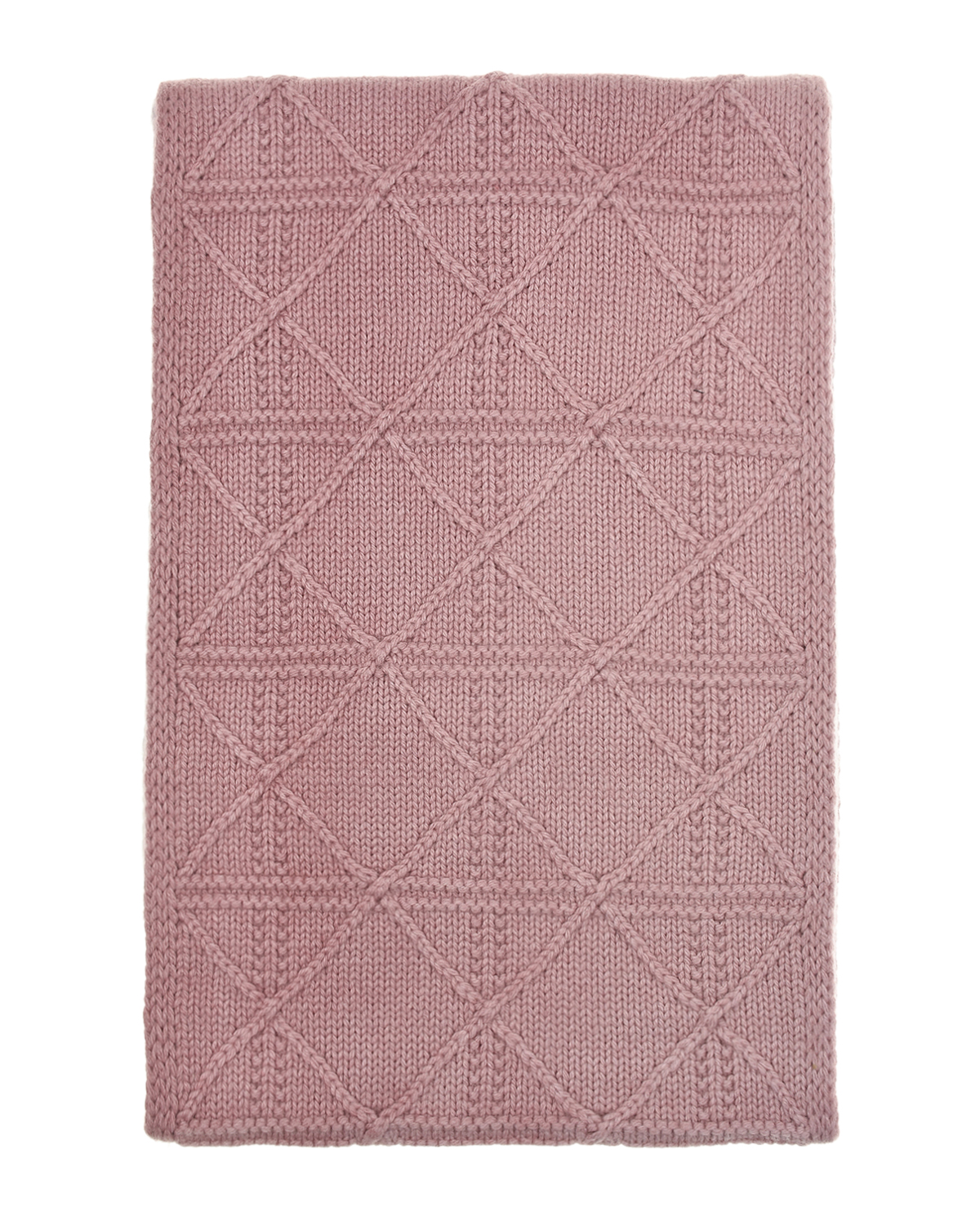 Розовый шарф с узором cannage Dior детский, размер 55 - фото 2