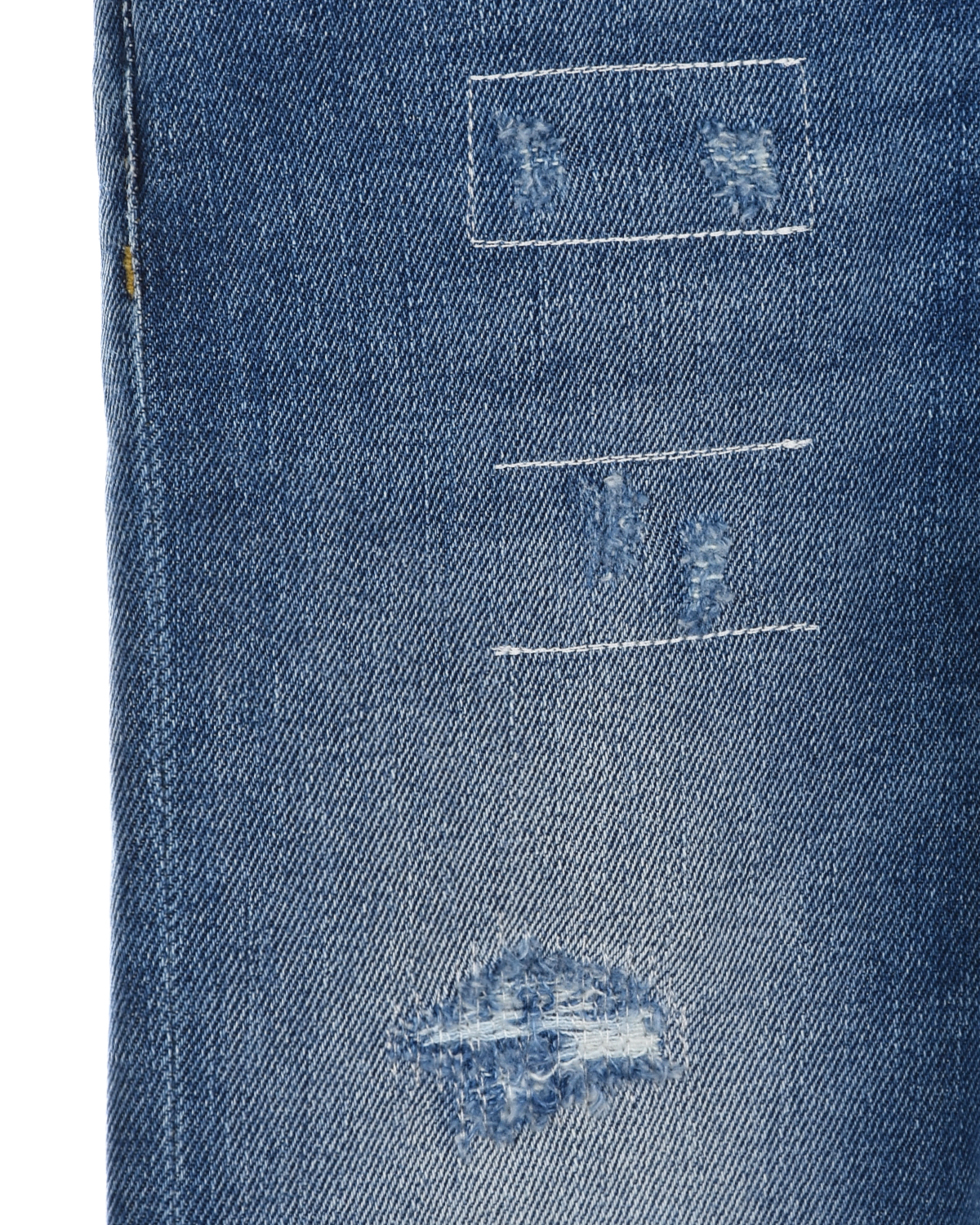 Голубые джинсы с разрезами Dolce&Gabbana детские, размер 116, цвет голубой - фото 3