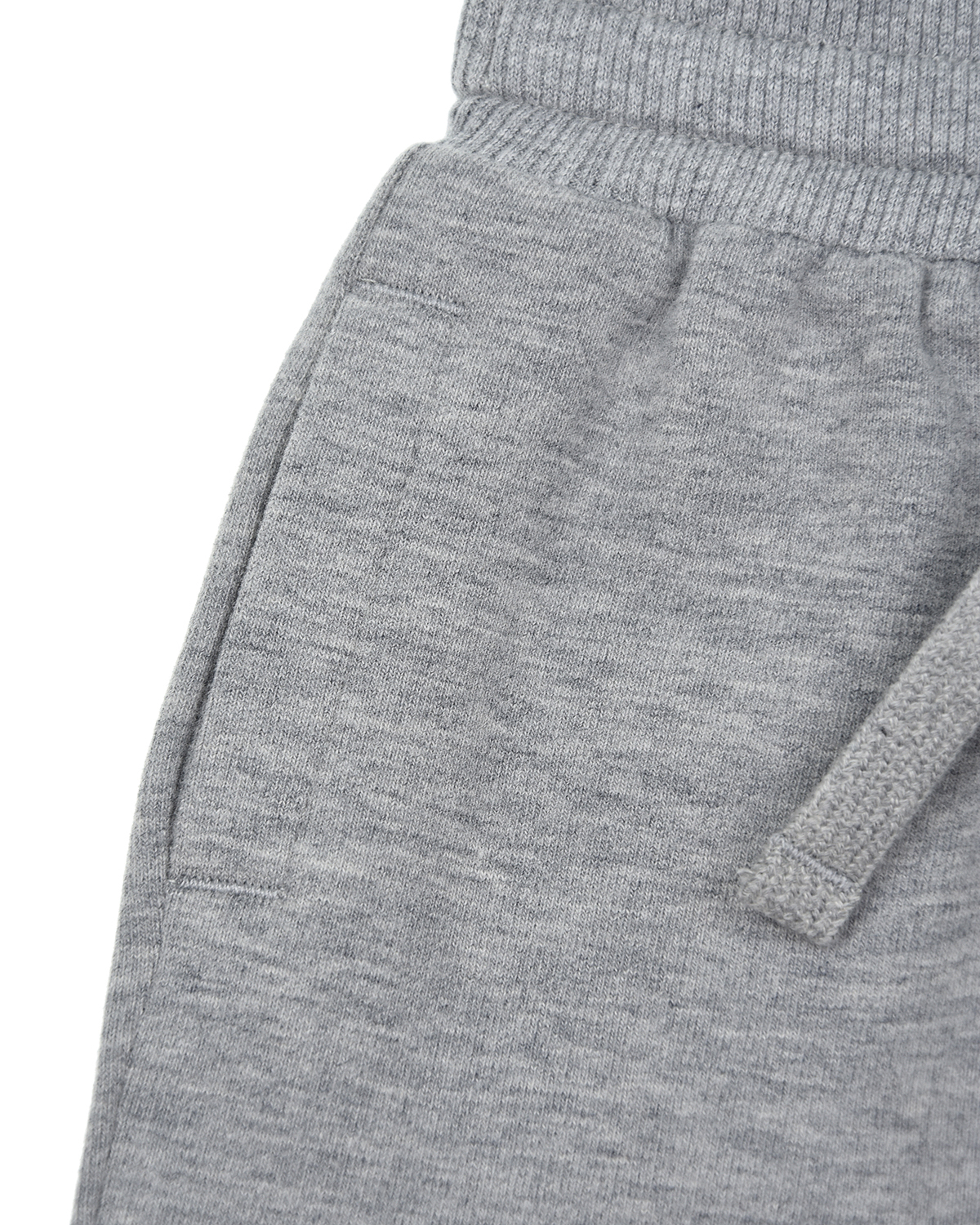 Спортивные брюки из серого трикотажа Dolce&Gabbana детские, размер 62, цвет серый - фото 5