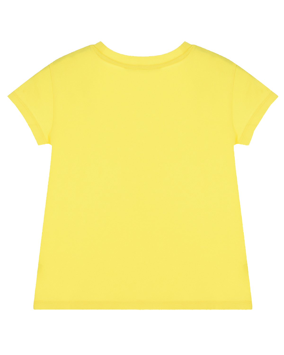 Желтая футболка с логотипом Emilio Pucci детская, размер 104, цвет желтый - фото 2