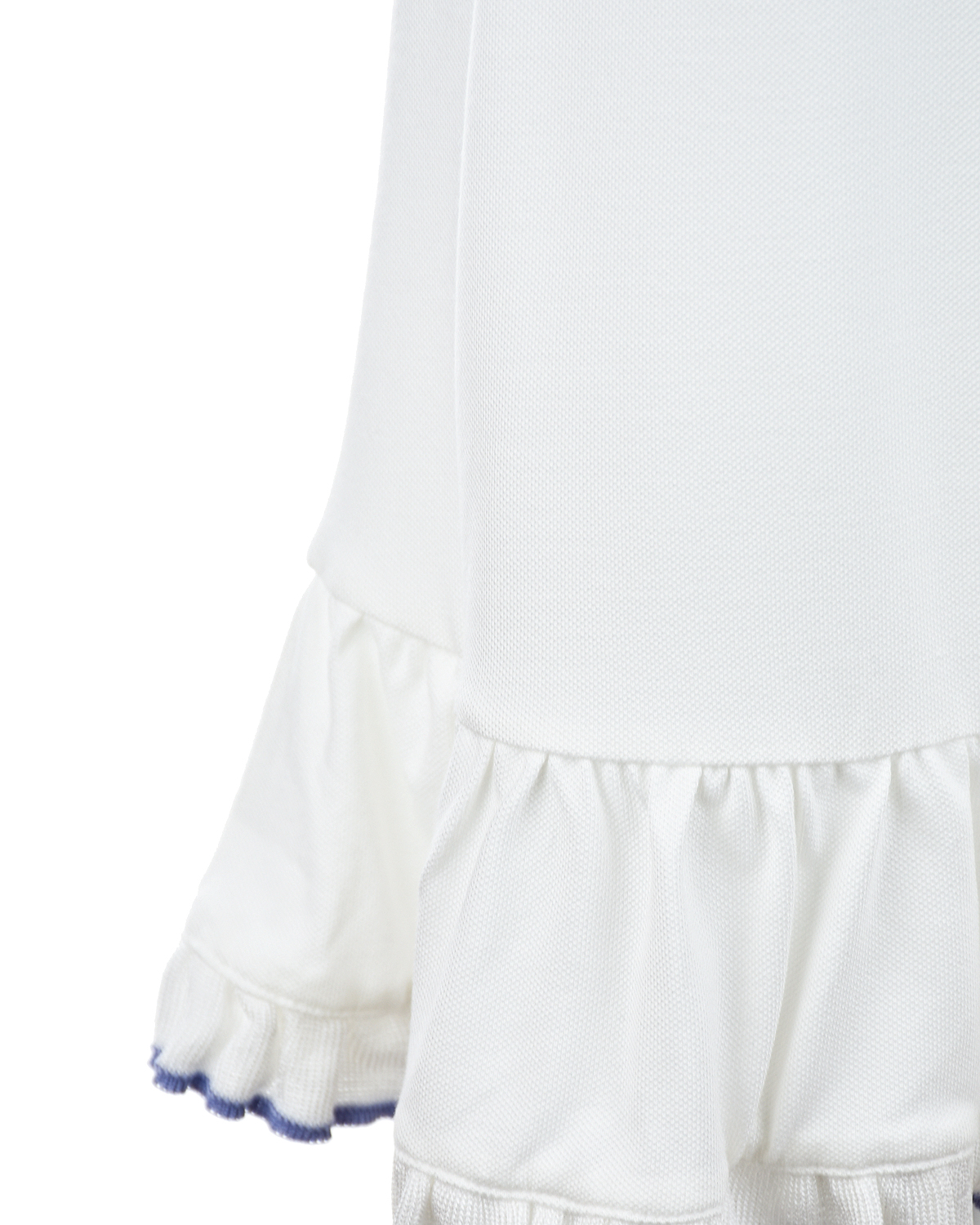 Белое платье с оборками Emporio Armani детское, размер 104, цвет белый - фото 4