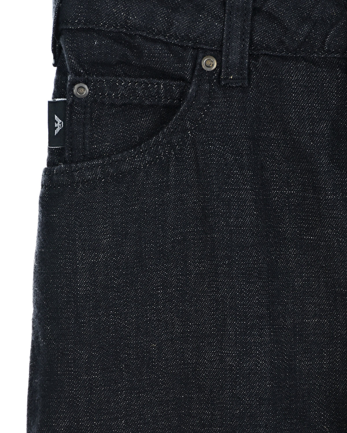 Черные джинсовые брюки Emporio Armani детские, размер 134, цвет черный - фото 3