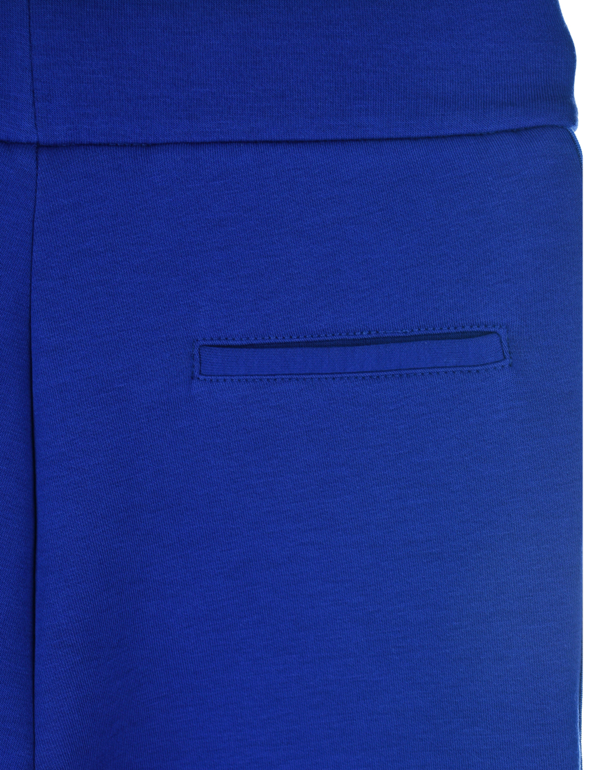 Ярко-синие спортивные брюки с лампасами Emporio Armani детское, размер 104, цвет синий - фото 4