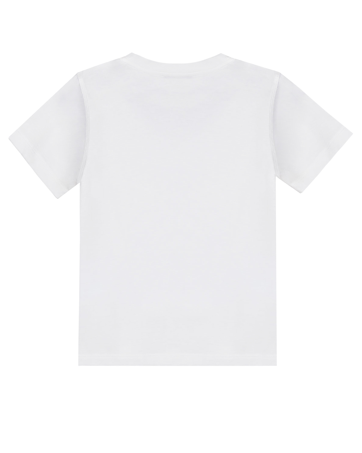 Белая футболка с вышитым логотипом Emporio Armani детская, размер 104, цвет белый - фото 2