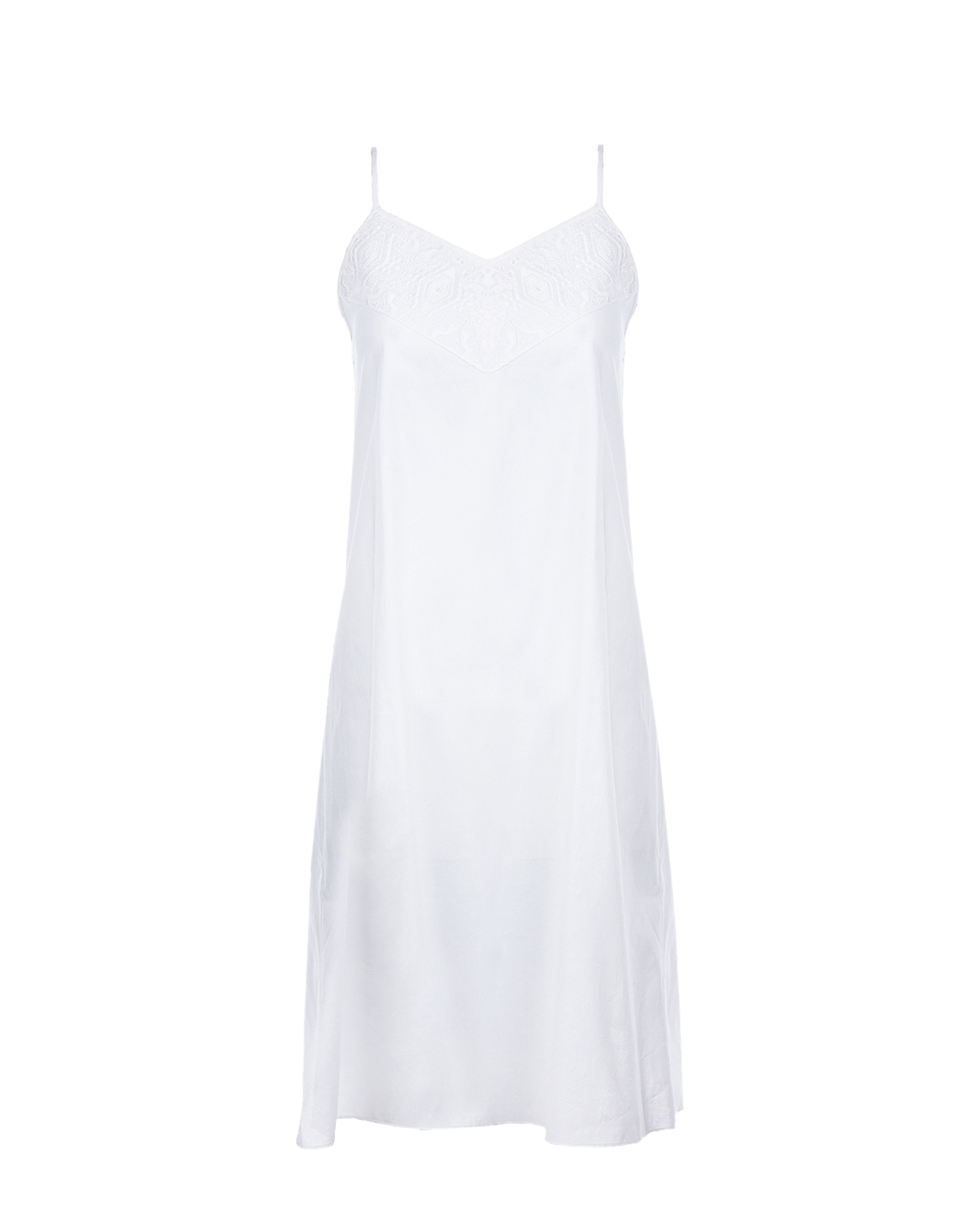 Белое платье с кружевной отделкой Ermanno Scervino детское, размер 140, цвет белый - фото 3