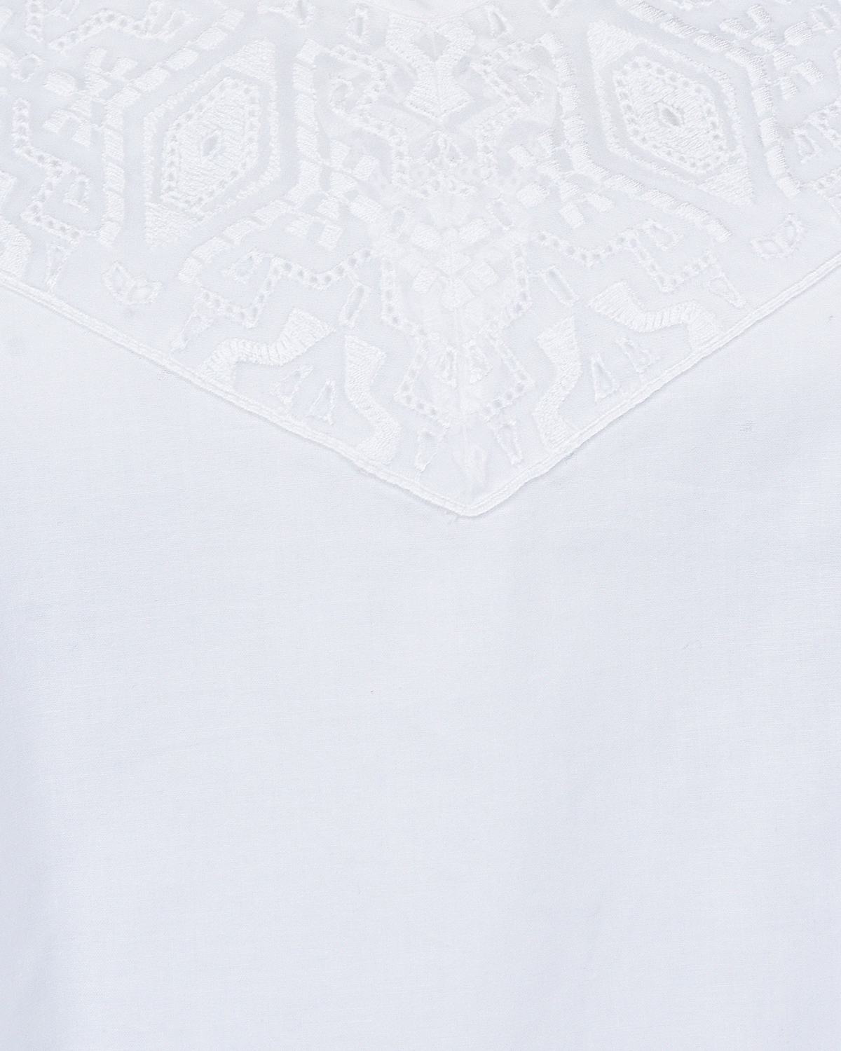 Белое платье с кружевной отделкой Ermanno Scervino детское, размер 140, цвет белый - фото 4