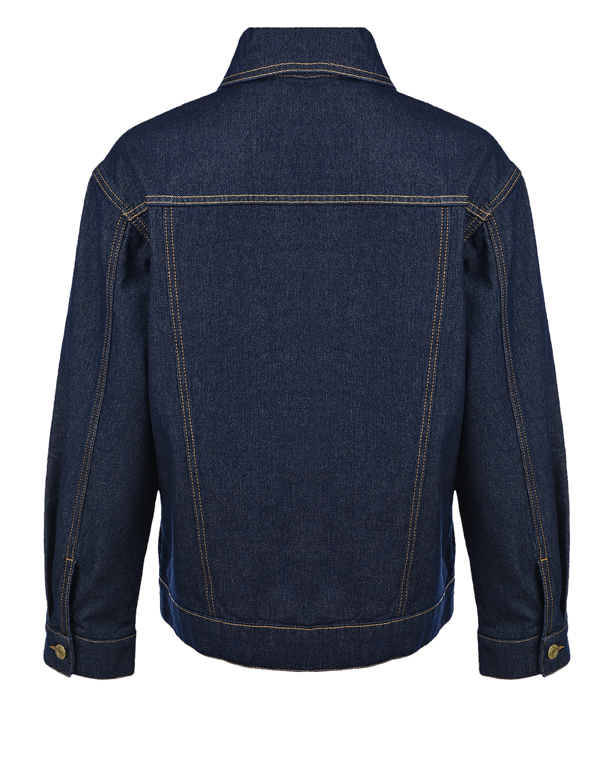 Темно-синяя джинсовая куртка Ermanno Ermanno Scervino, размер 40, цвет нет цвета - фото 5