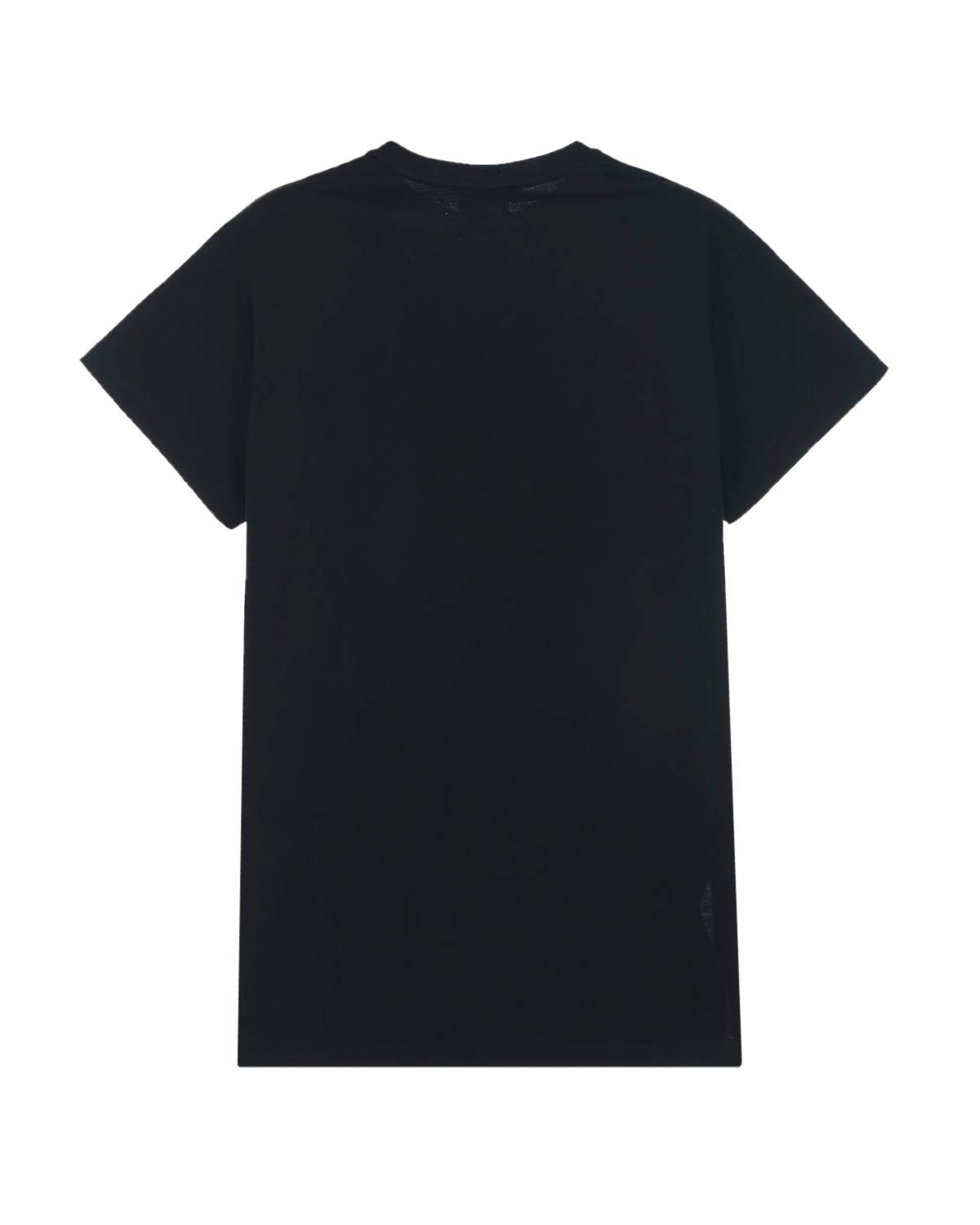 Удлиненная футболка с логотипом Fendi детская, размер 128, цвет черный - фото 2