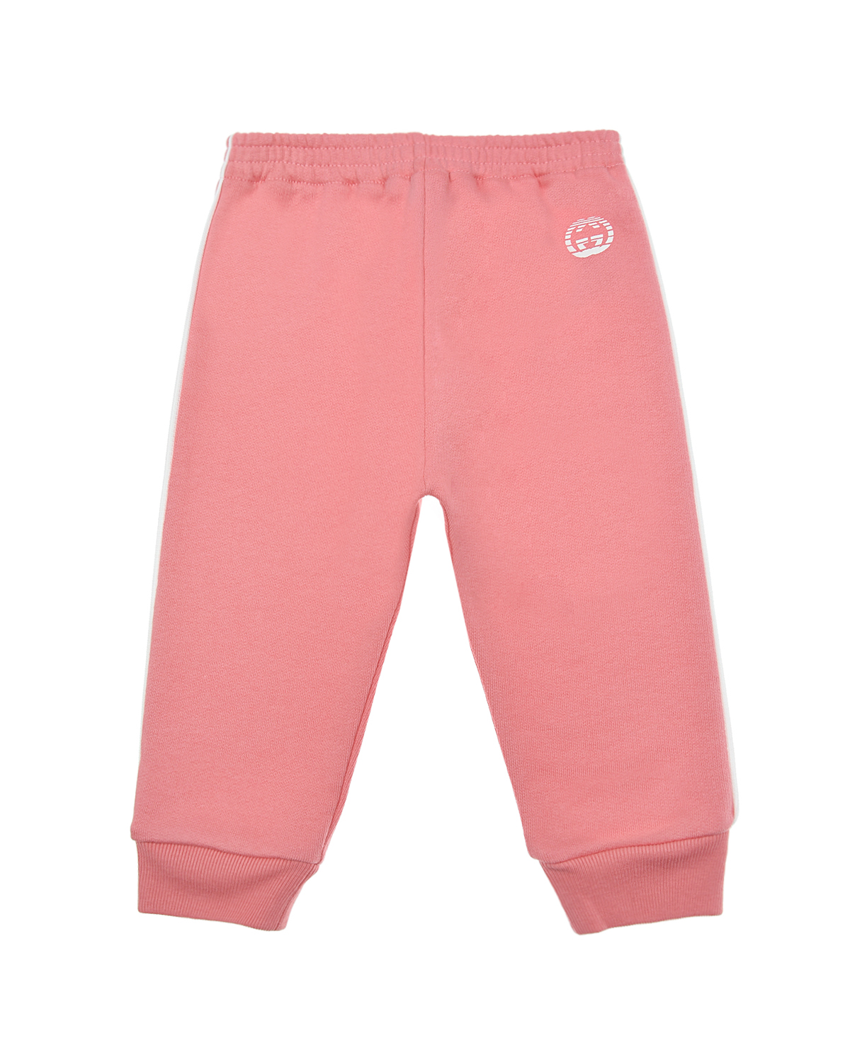 Спортивные брюки из розового трикотажа GUCCI детские, размер 86, цвет розовый - фото 1