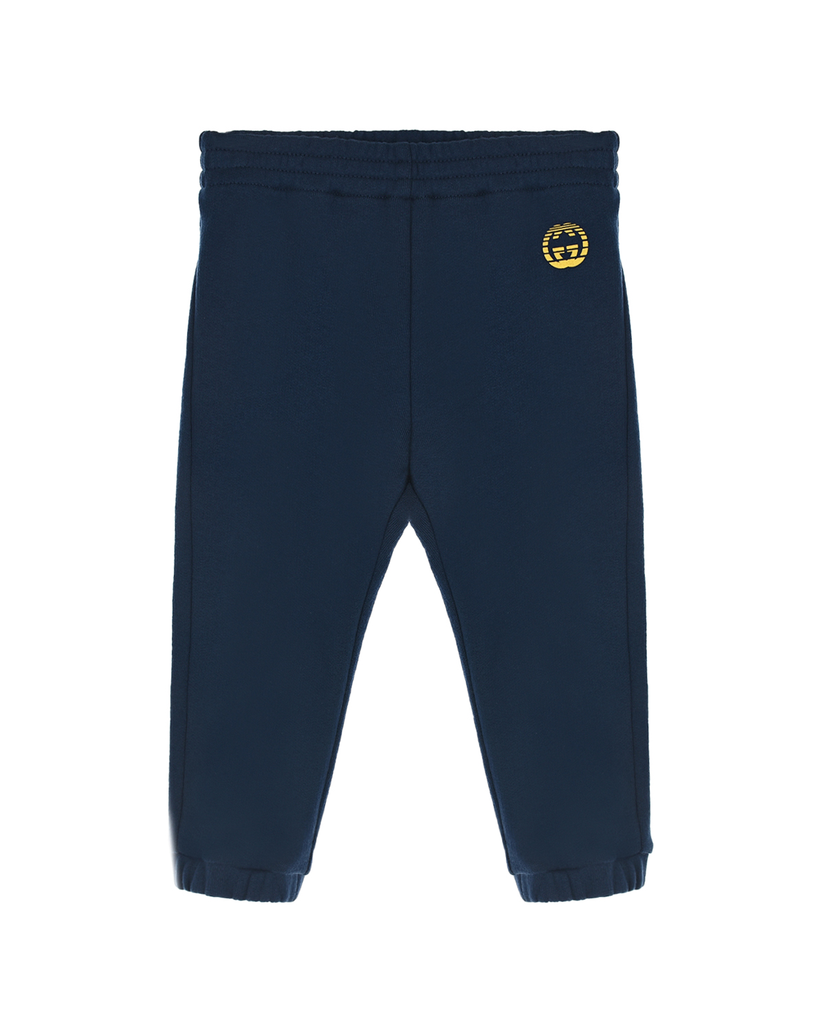 Синие спортивные брюки с логотипом GUCCI детские, размер 80, цвет синий - фото 1