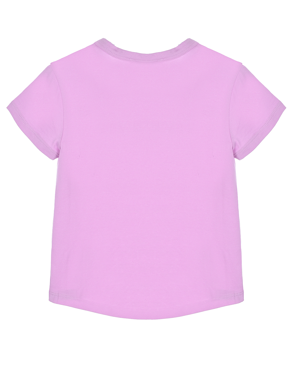 Сиреневая футболка с серебристым логотипом Givenchy детская, размер 104, цвет нет цвета - фото 3