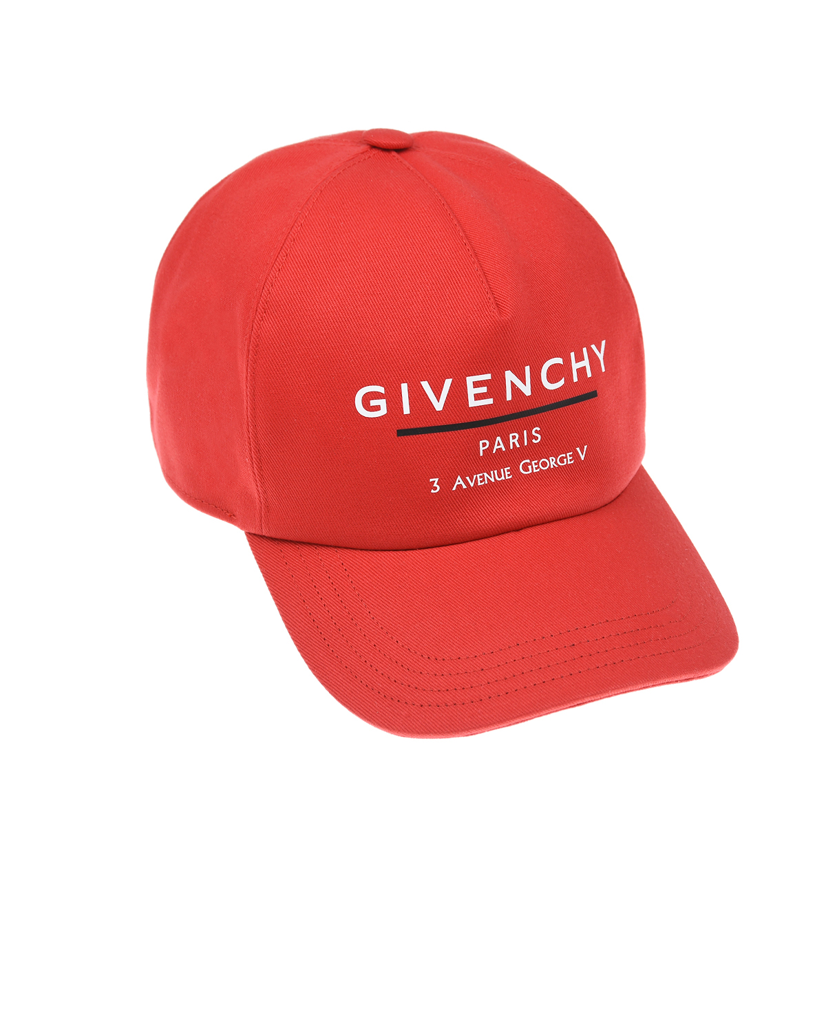 Красная бейсболка с логотипом Givenchy детская, размер 56, цвет красный