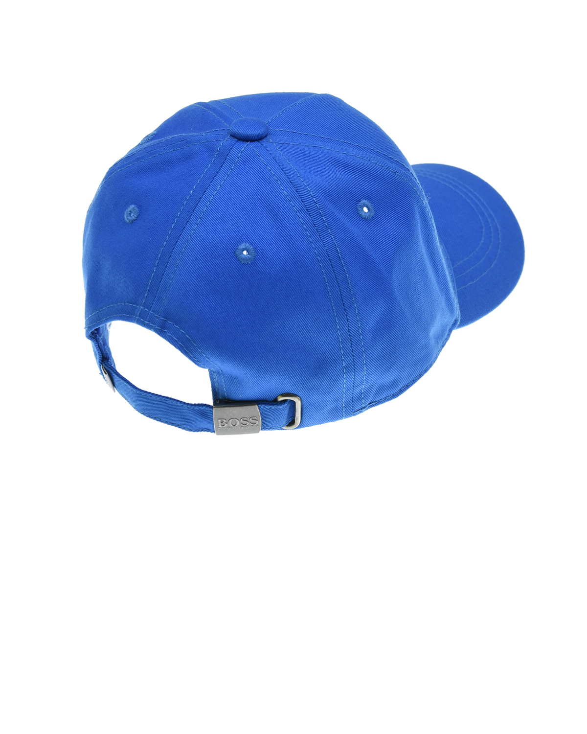 Синяя бейсболка с белым логотипом Hugo Boss детская, размер 52, цвет синий - фото 2