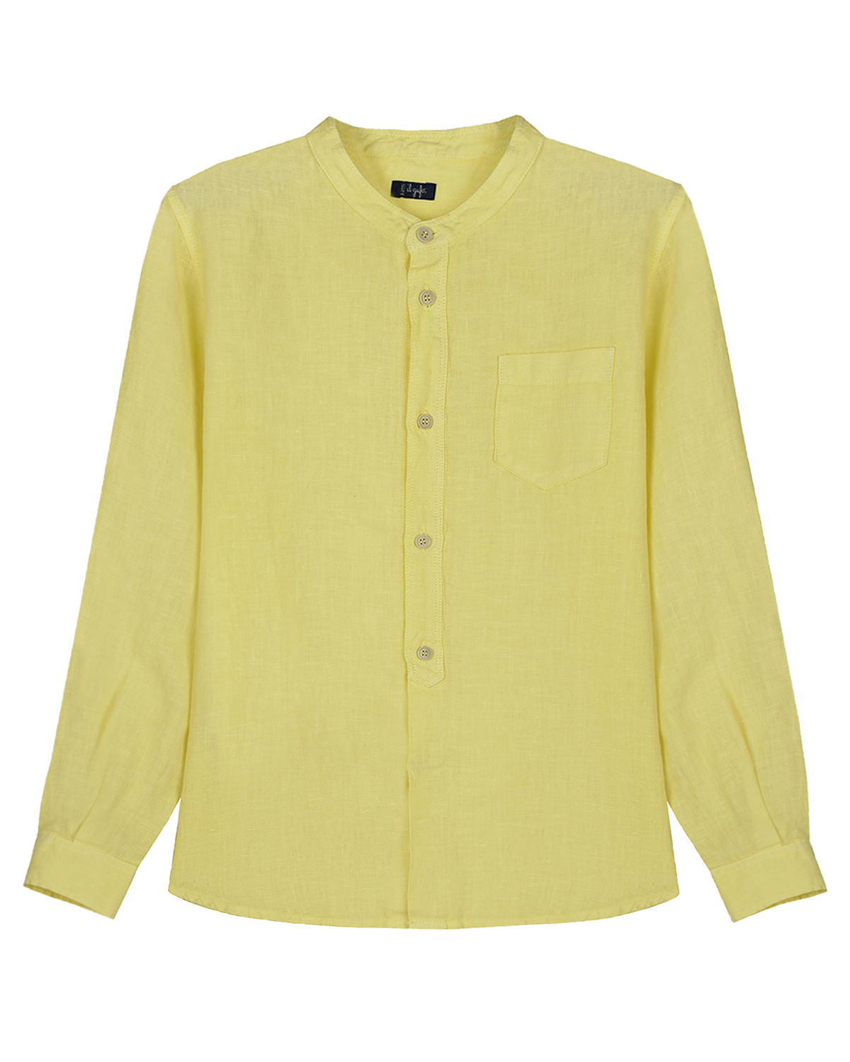 

Льняная рубашка с длинным рукавом IL Gufo детская, Желтый, Льняная рубашка с длинным рукавом IL Gufo детская