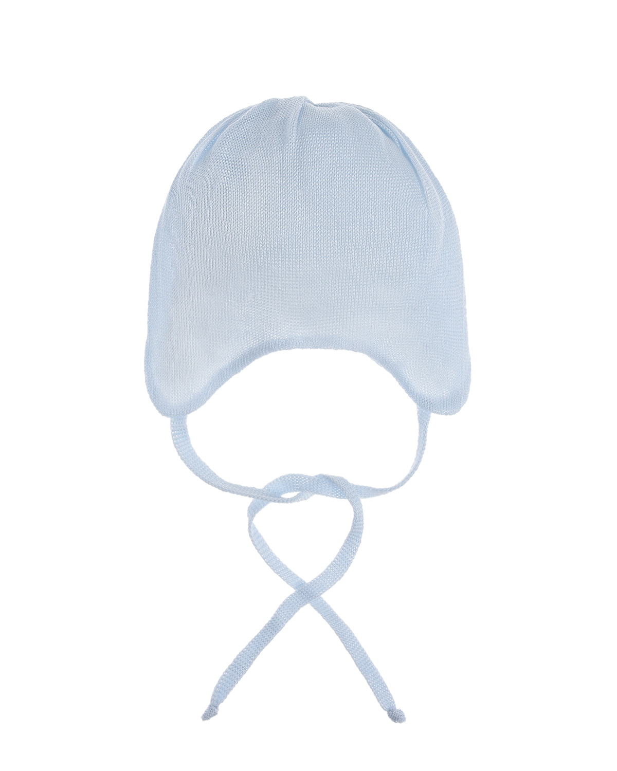 Голубая шапка с принтом Il Trenino детская, размер 41/43, цвет голубой - фото 2