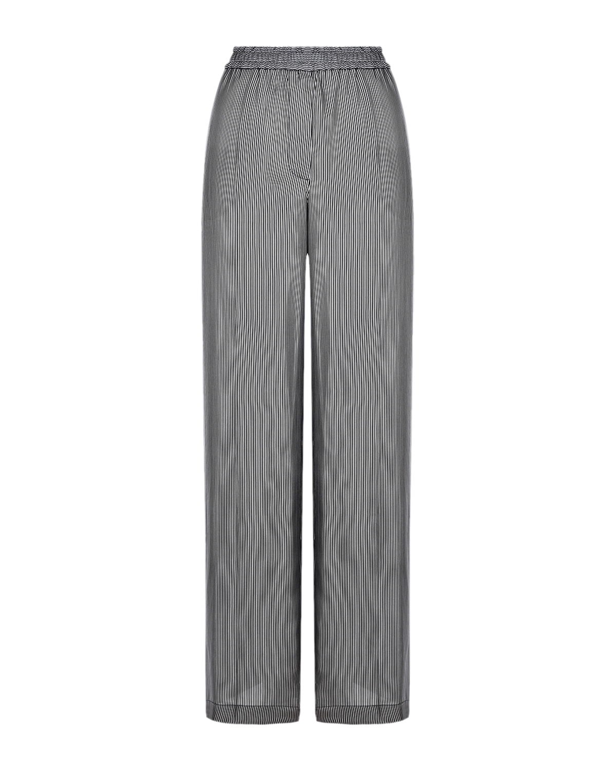 Серые брюки в тонкую полоску Joseph, размер 40, цвет мультиколор - фото 1