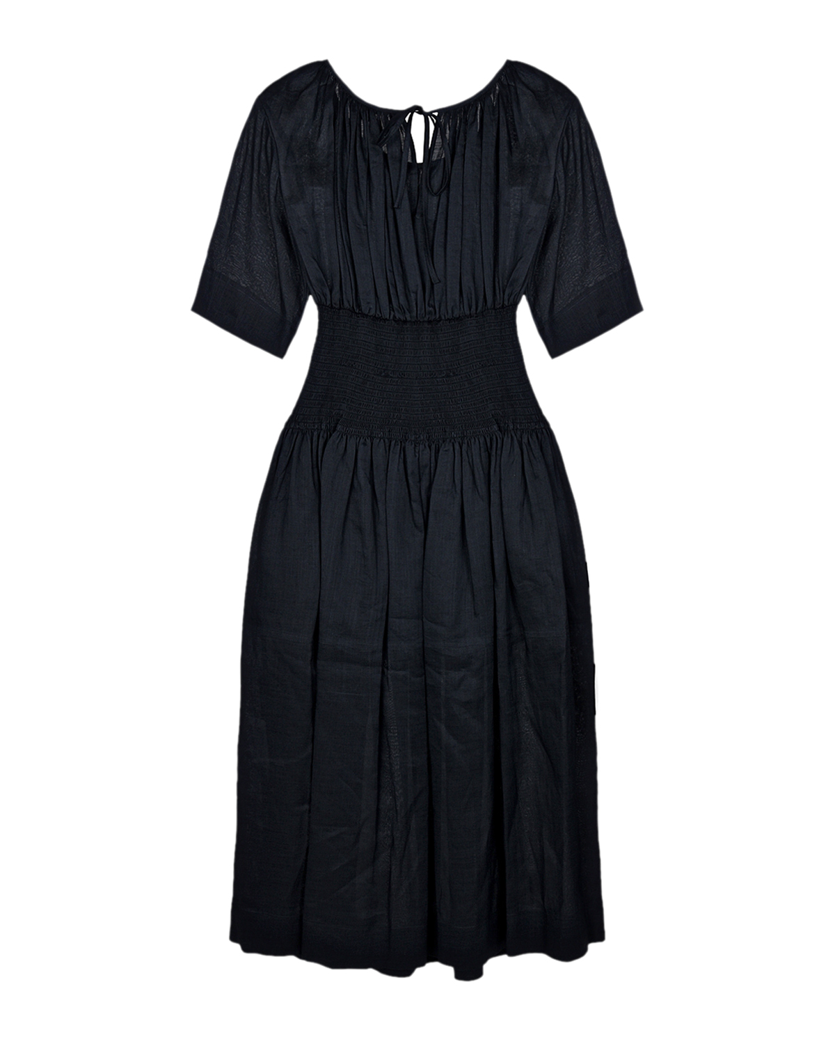 Черное приталенное платье Joseph, размер 40, цвет черный - фото 6