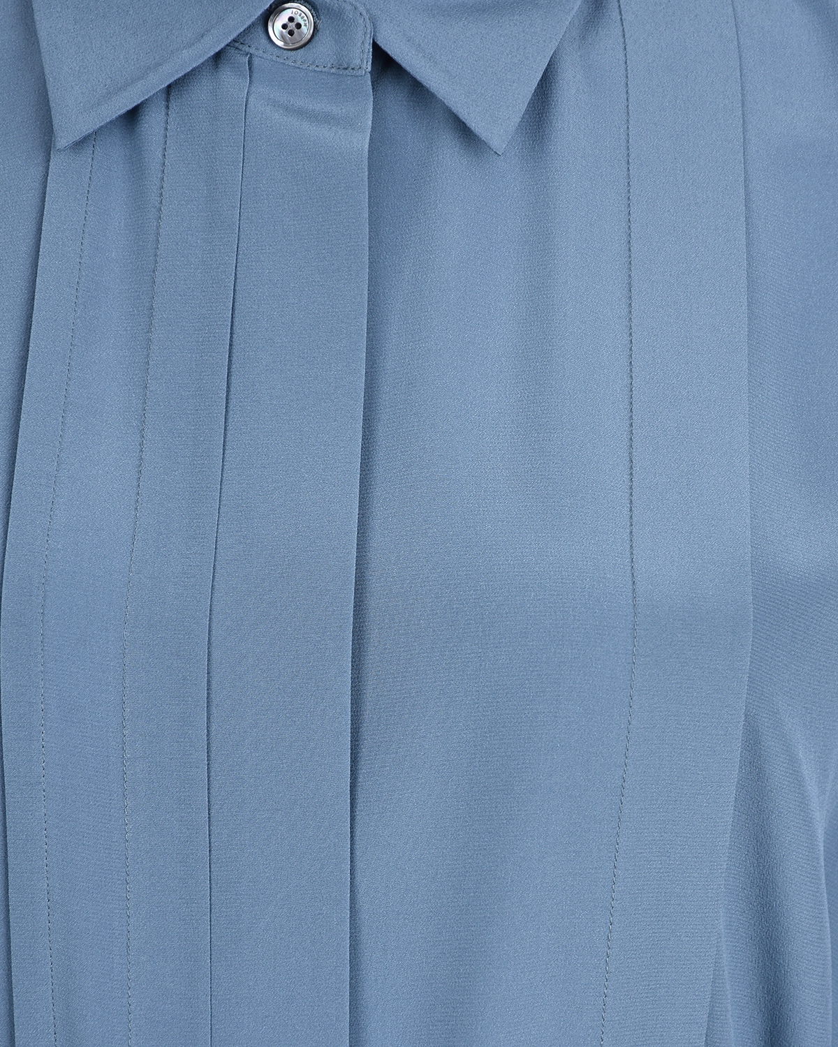 Голубое шелковое платье с поясом Joseph, размер 40, цвет голубой - фото 7