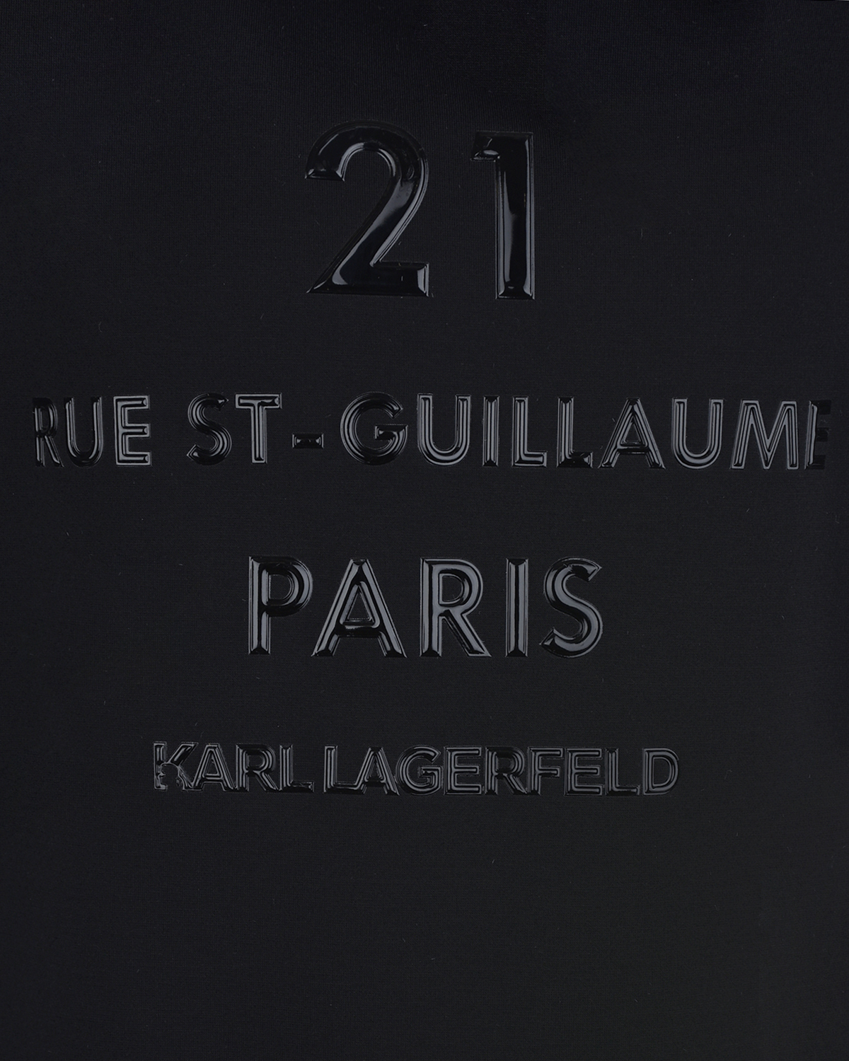Черное платье с принтом в тон Karl Lagerfeld kids детское, размер 140, цвет черный - фото 4