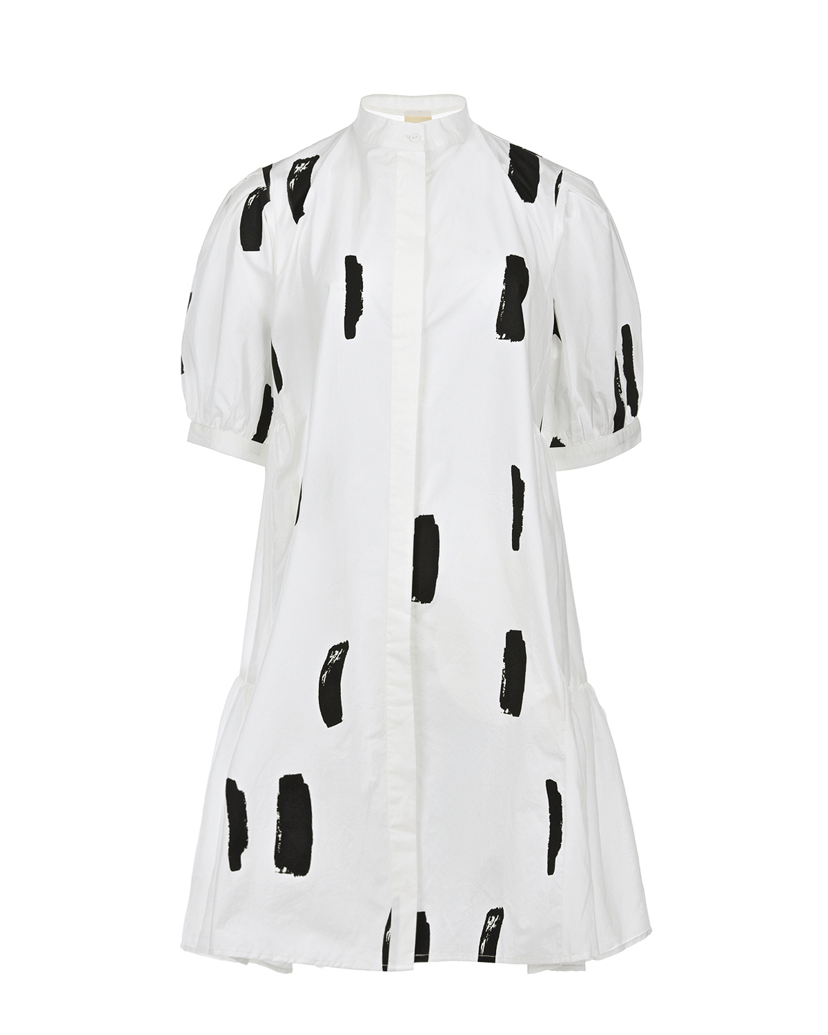 Платье-рубашка молочного цвета LOVE BIRDS, размер 40 - фото 1