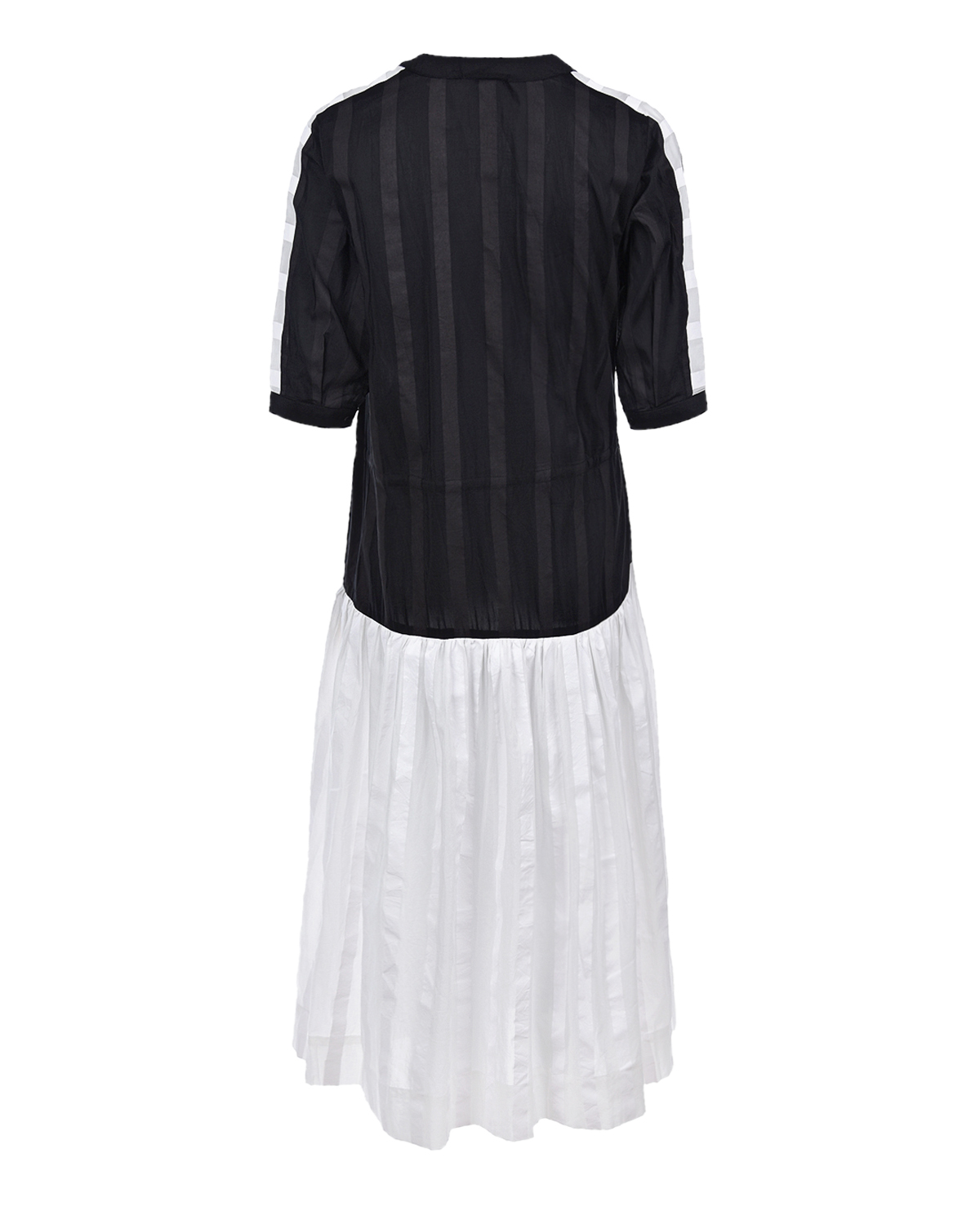Черно-белое платье LOVE BIRDS, размер 40, цвет черный - фото 5