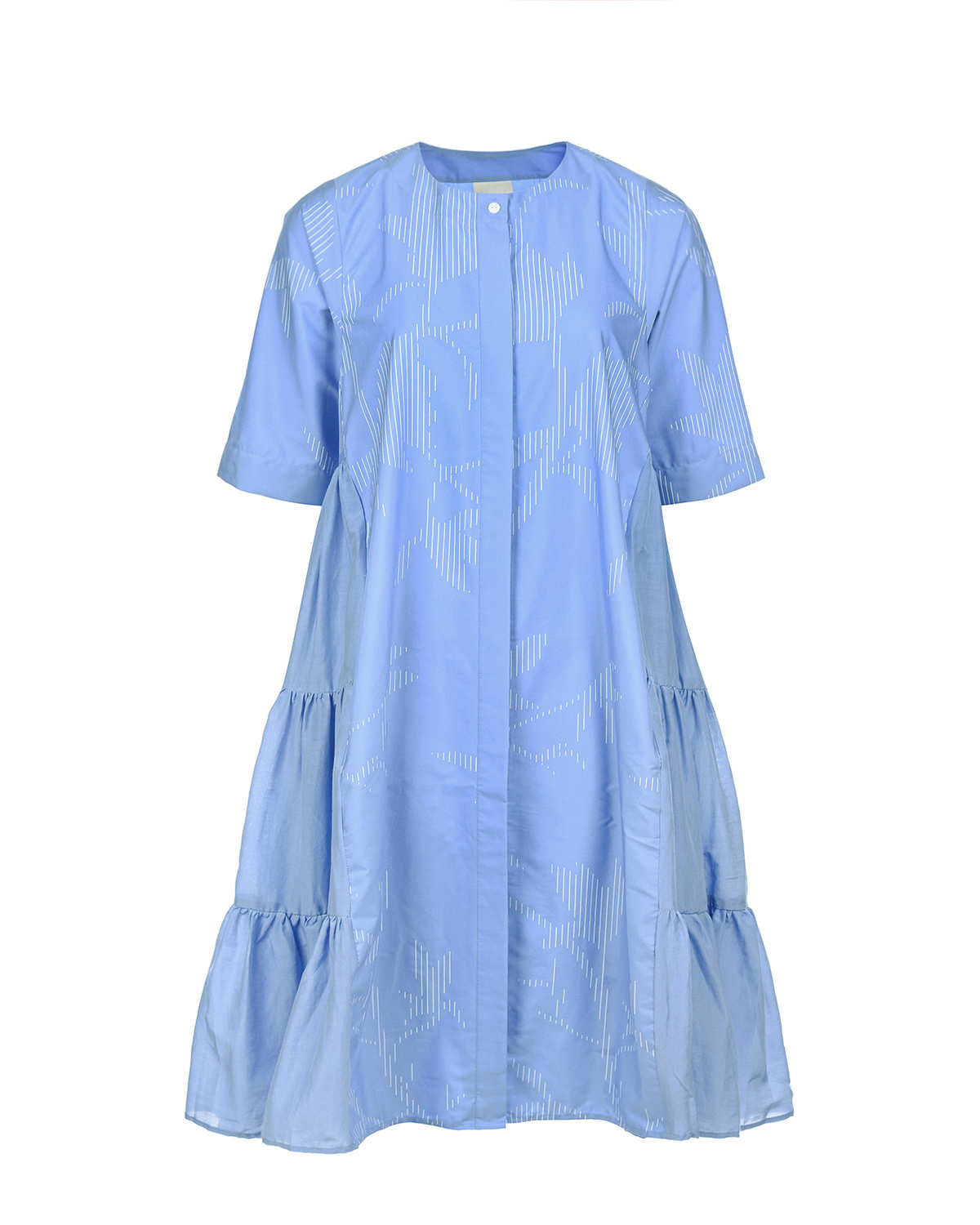 Голубое расклешенное платье LOVE BIRDS, размер 38, цвет голубой - фото 1