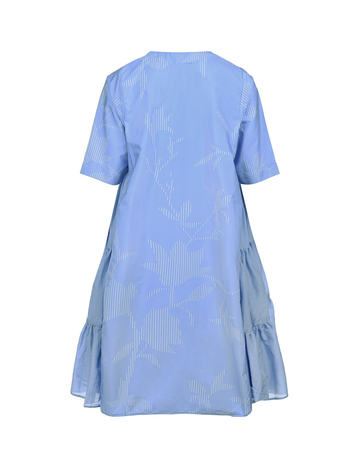 Голубое расклешенное платье LOVE BIRDS, размер 38, цвет голубой - фото 5