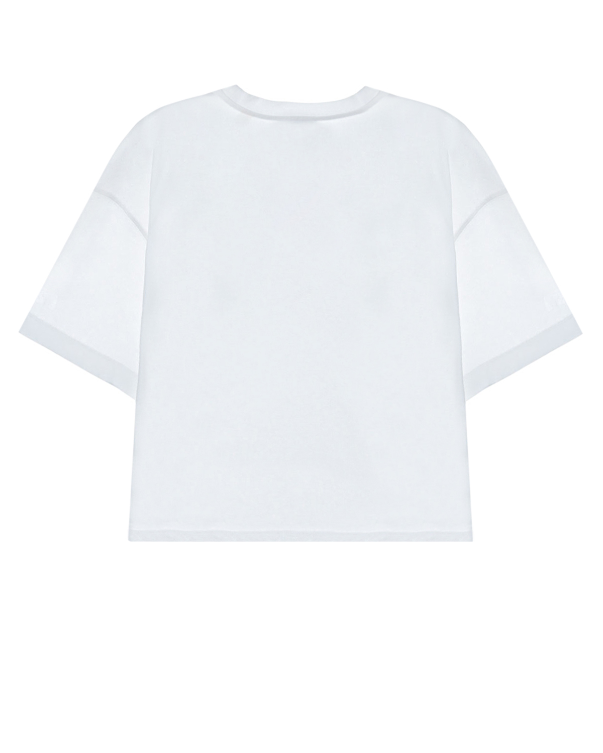 Белая футболка с принтом "Cruise Crew" Les Coyotes de Paris детская, размер 152, цвет белый - фото 2