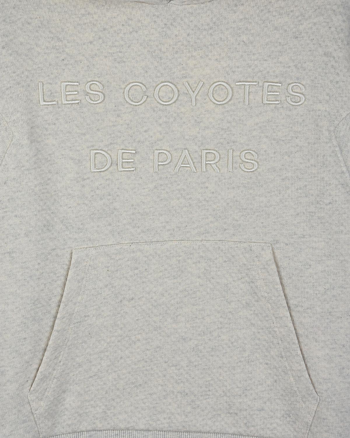 Толстовка-худи с вышитым логотипом Les Coyotes de Paris детская, размер 152, цвет кремовый - фото 3
