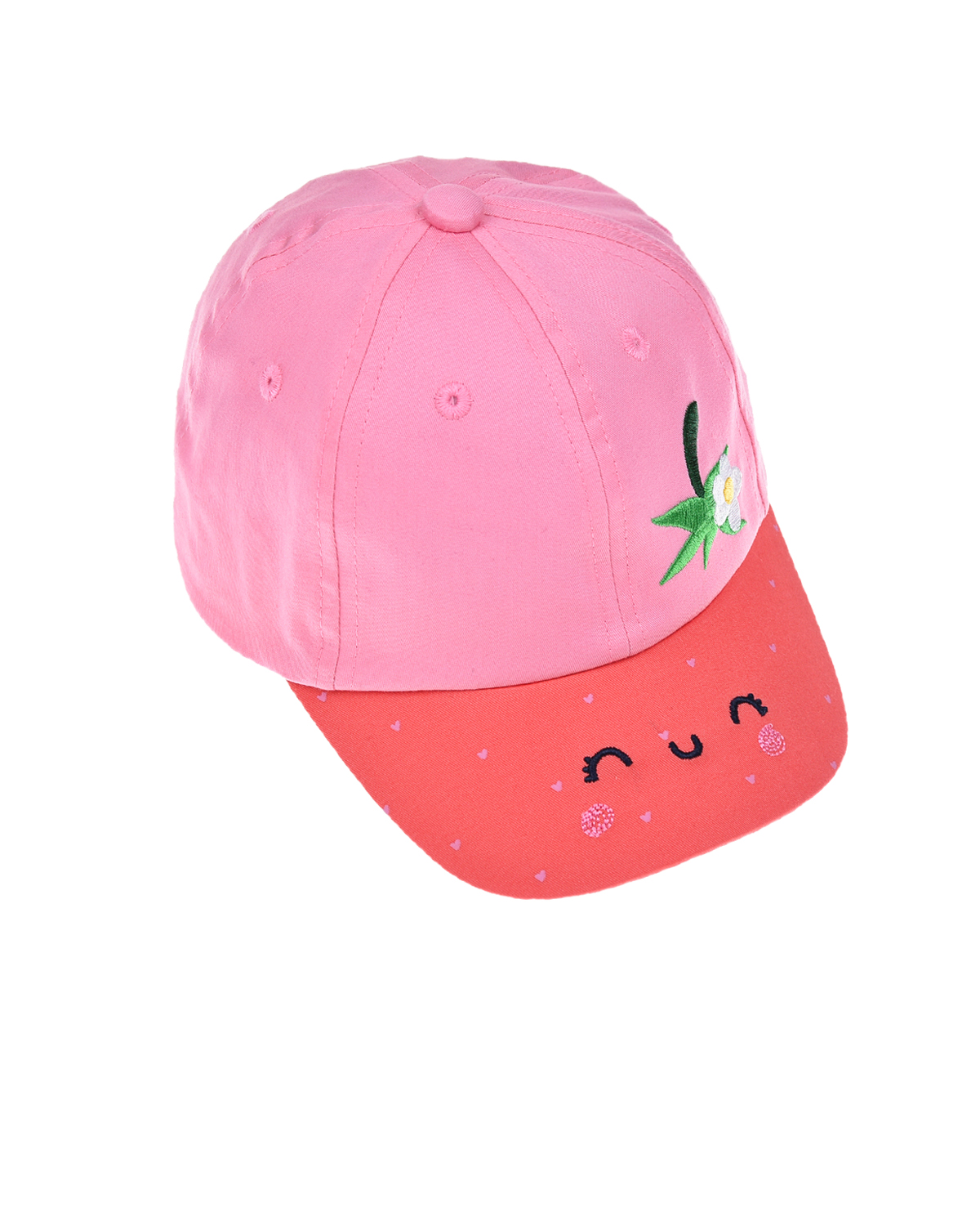 Розовая кепка с вышивкой MaxiMo детская, размер 47, цвет розовый - фото 1