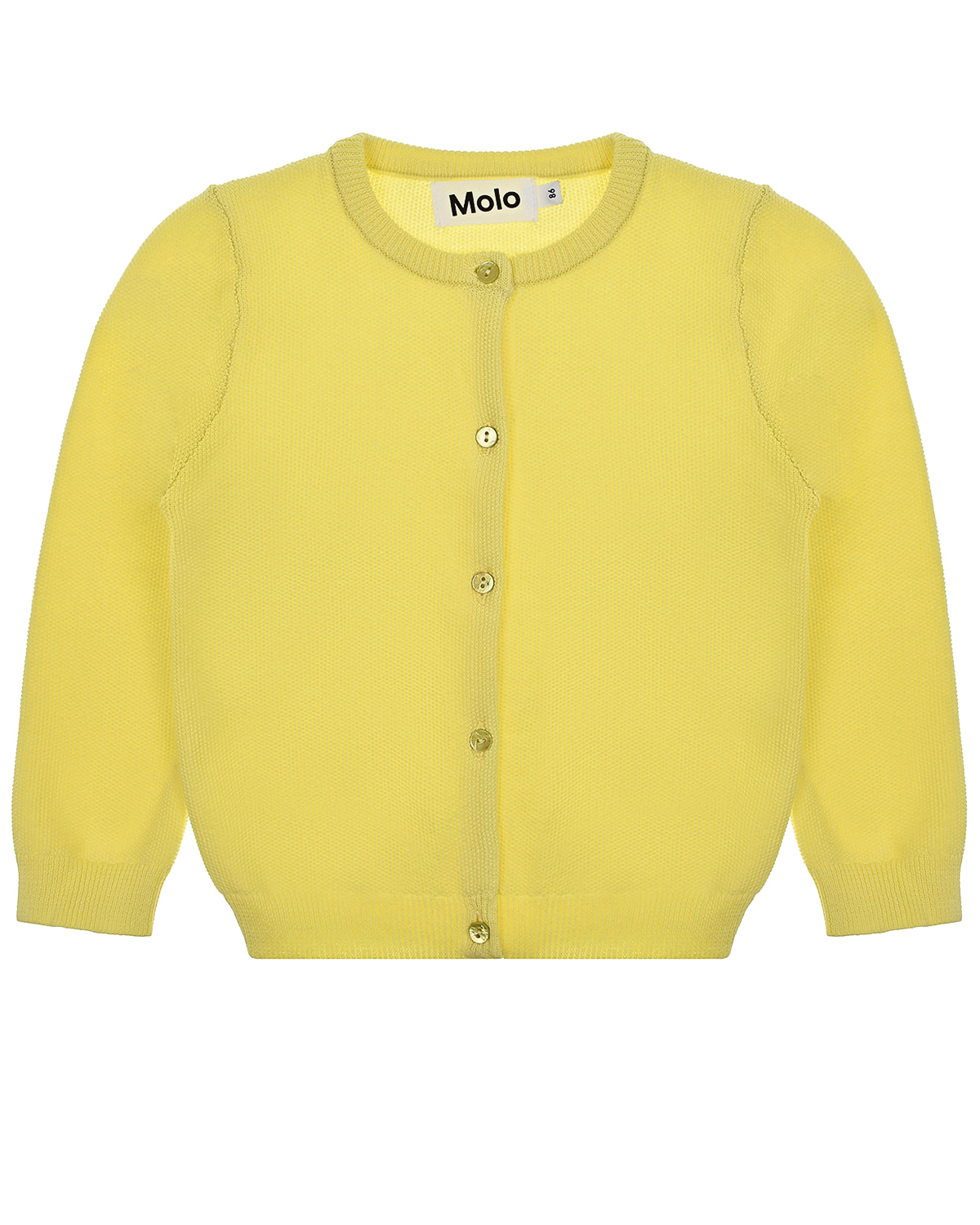 Кардиган Ginny Pale Lemon Molo детский, размер 68, цвет желтый - фото 1
