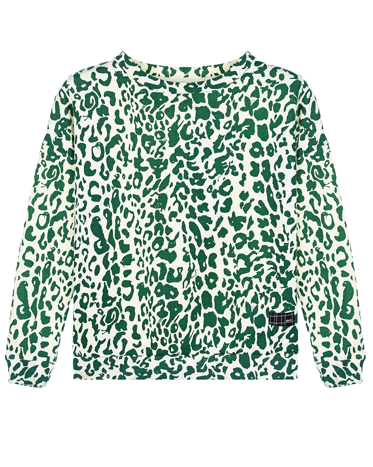Свитшот Mika "Green Leopard" Molo детский, размер 152, цвет зеленый - фото 1