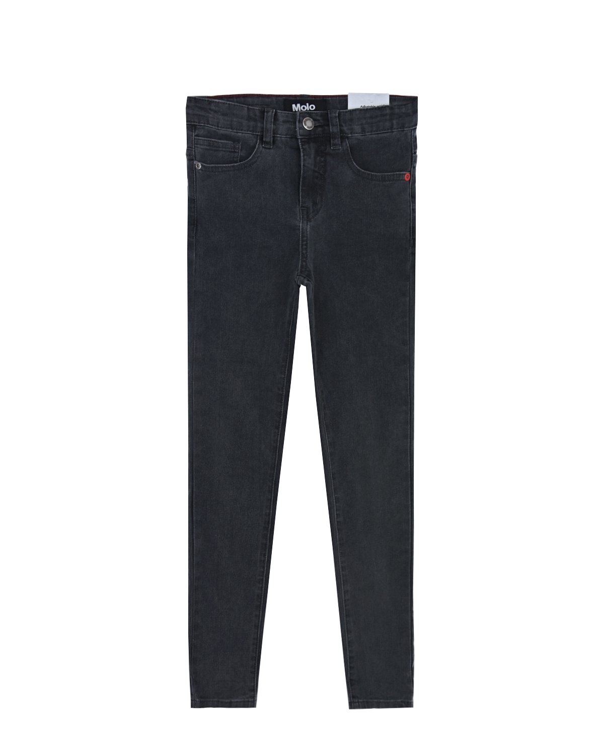 Темно-серые джинсы прямого кроя Molo детское, размер 128, цвет серый - фото 1