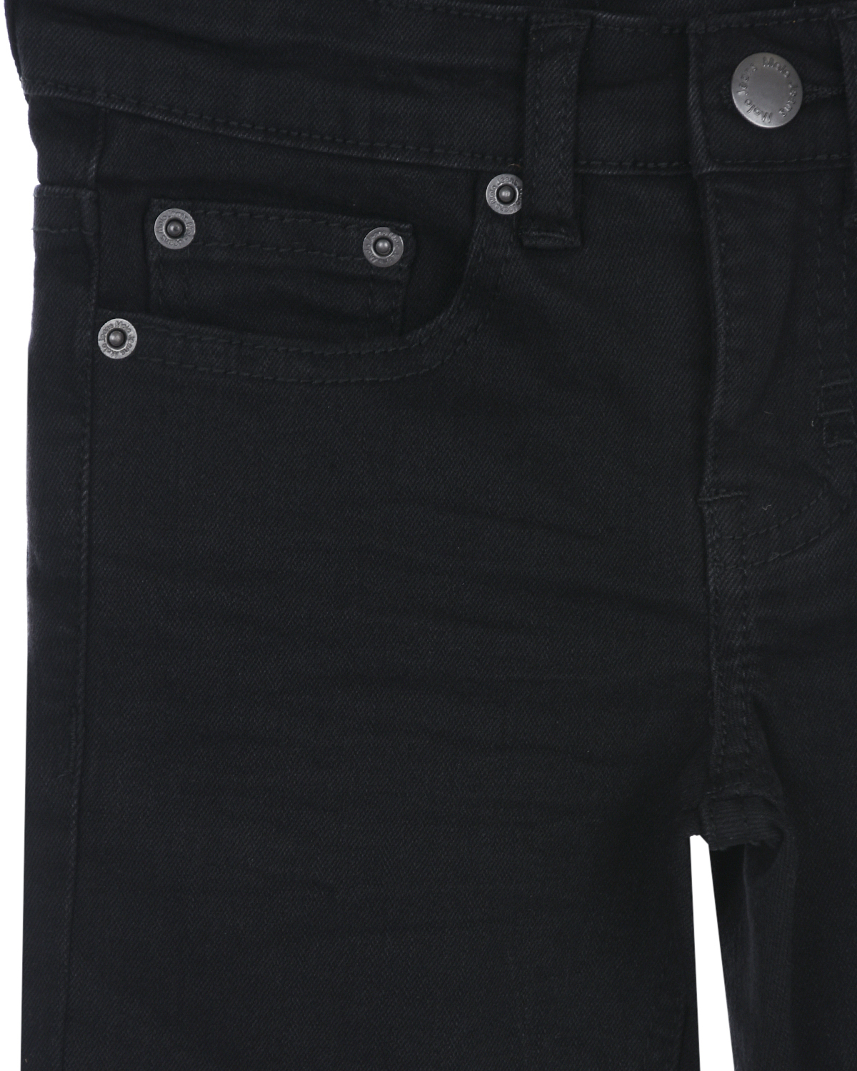 Черные прямые джинсы Molo детские, размер 104, цвет черный - фото 3
