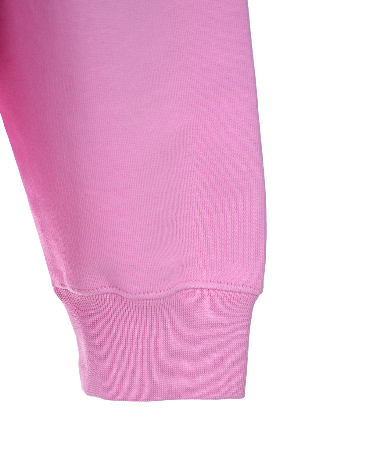 Розовая толстовка-худи MSGM, размер 40, цвет розовый - фото 4