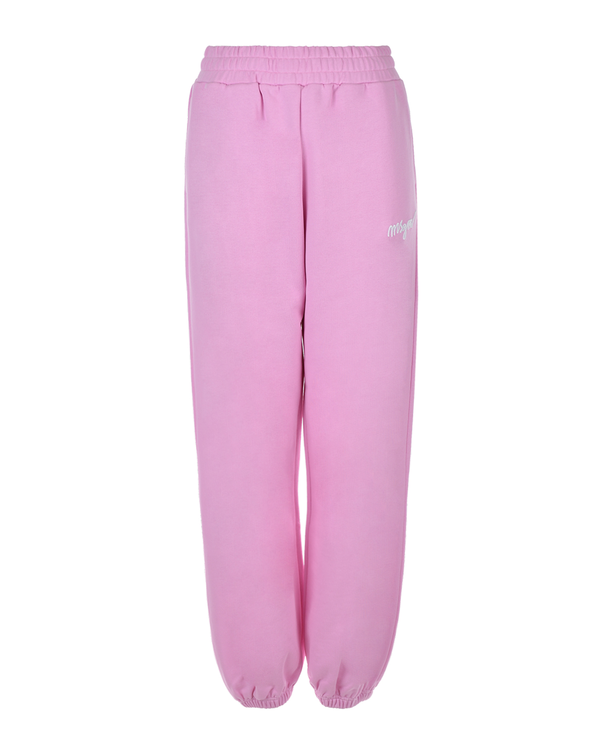 Розовые спортивные брюки MSGM, размер 44, цвет розовый - фото 1
