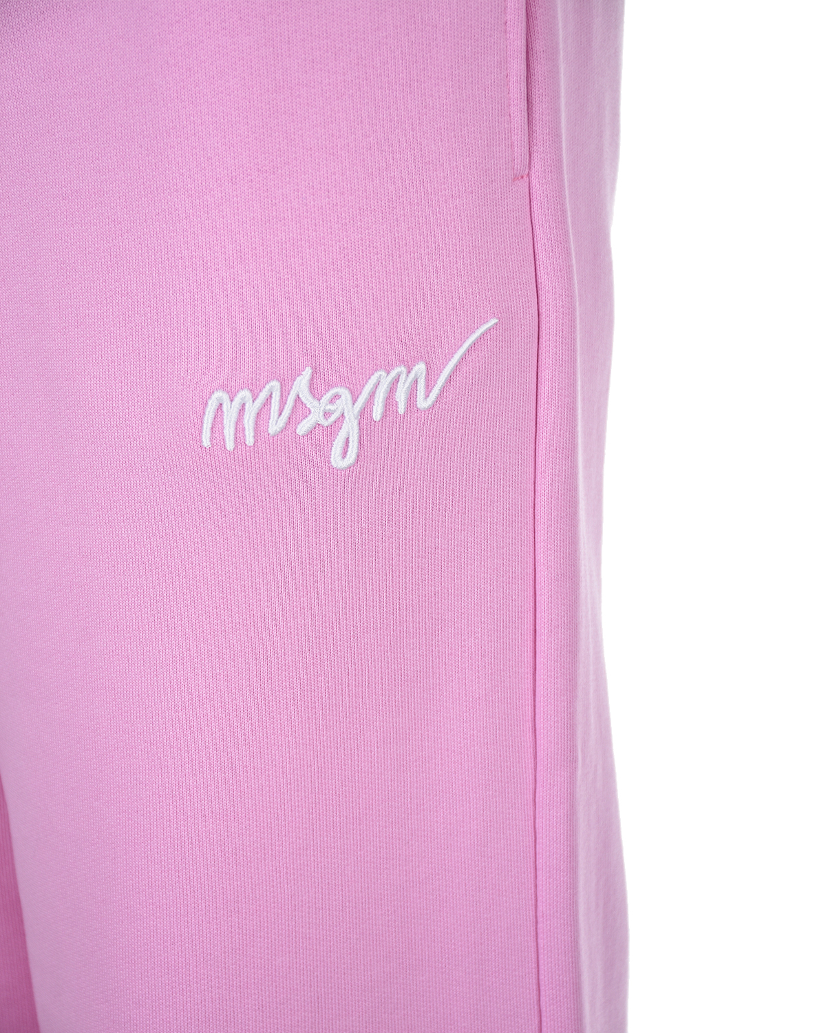 Розовые спортивные брюки MSGM, размер 44, цвет розовый - фото 6