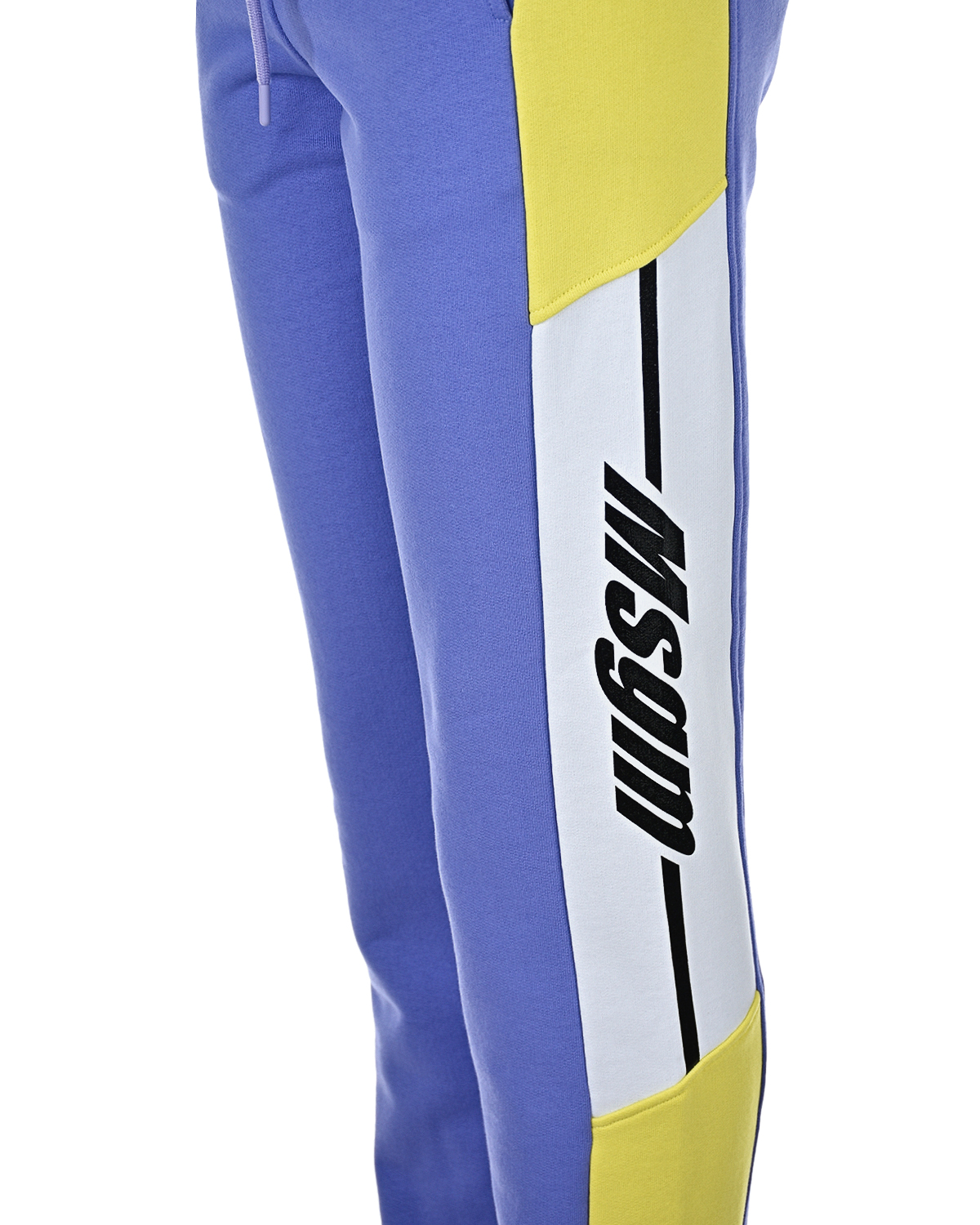 Сиреневые спортивные брюки MSGM, размер 38, цвет сиреневый - фото 6
