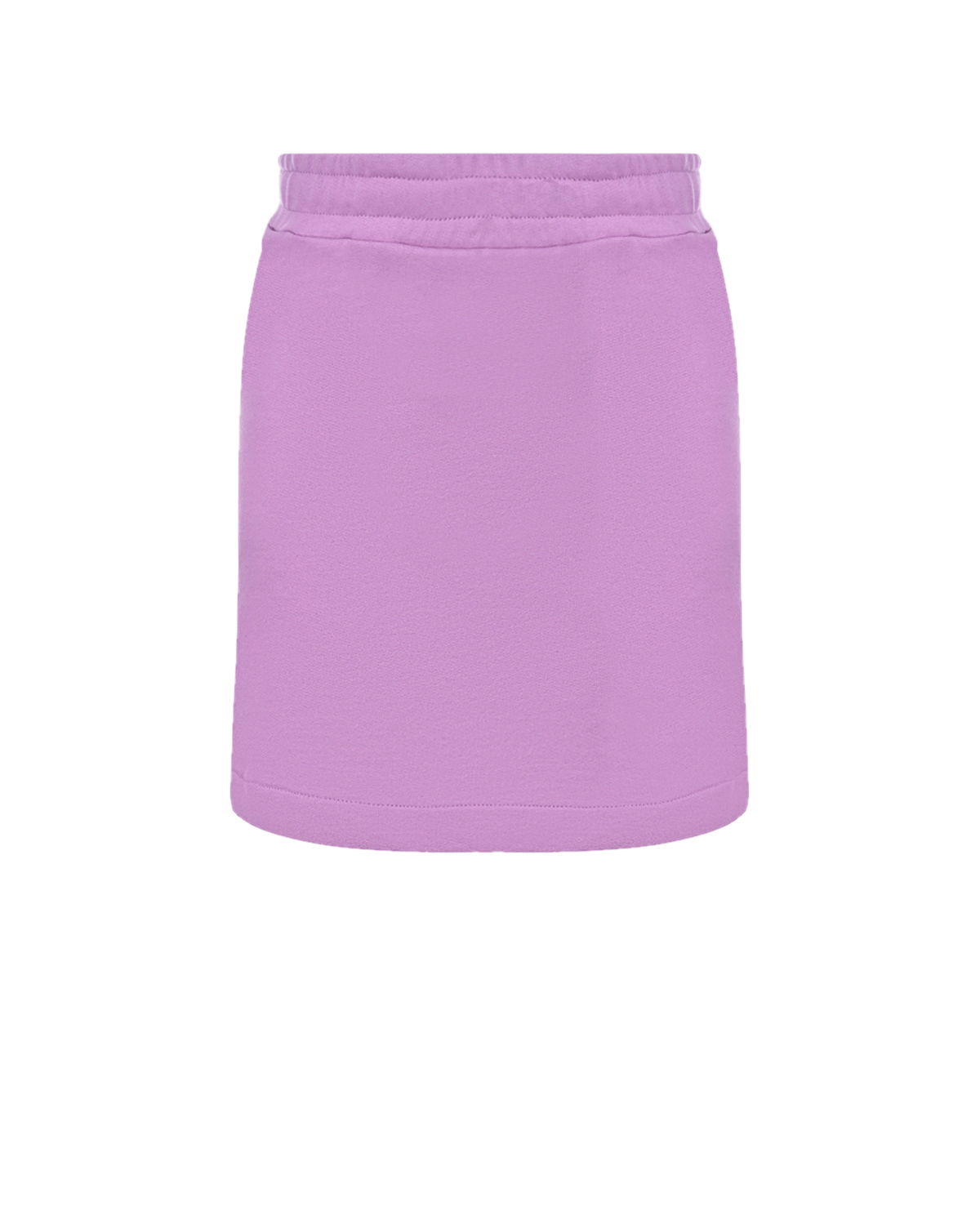 Сиреневая юбка с логотипом MSGM детская, размер 140, цвет лиловый - фото 2