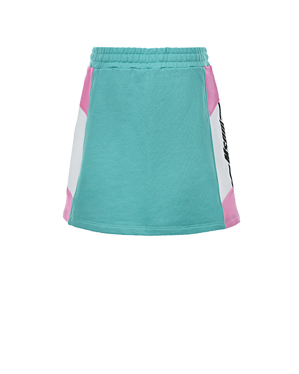 Бирюзовая трикотажная юбка MSGM детская, размер 164, цвет нет цвета - фото 2
