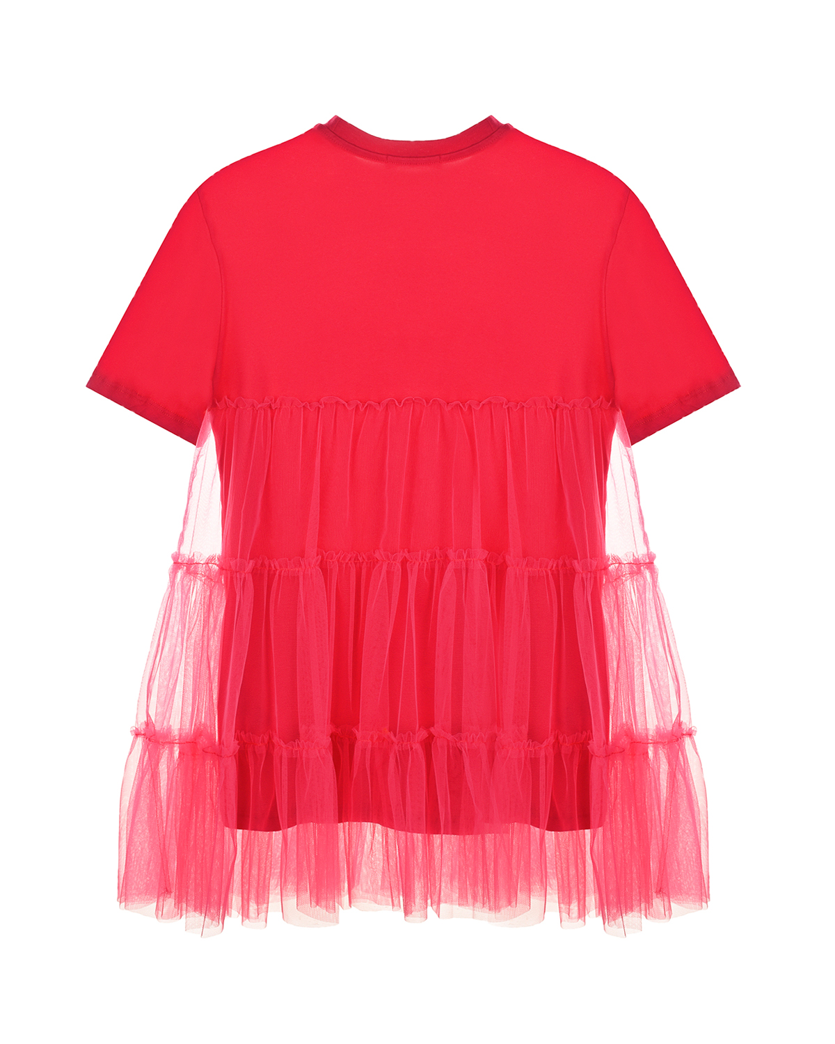 Платье с короткими рукавами MSGM детское, размер 140, цвет нет цвета - фото 2