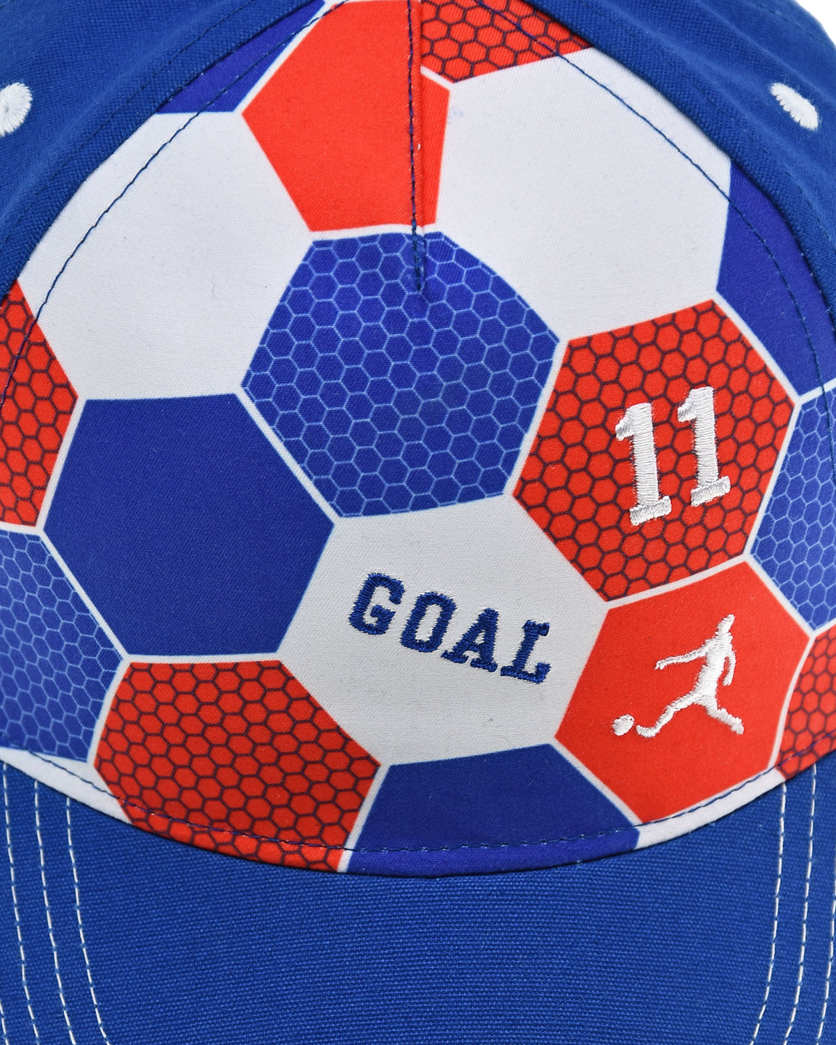 Синяя кепка с принтом "футбольный мяч" MaxiMo детская, размер 51, цвет синий - фото 3